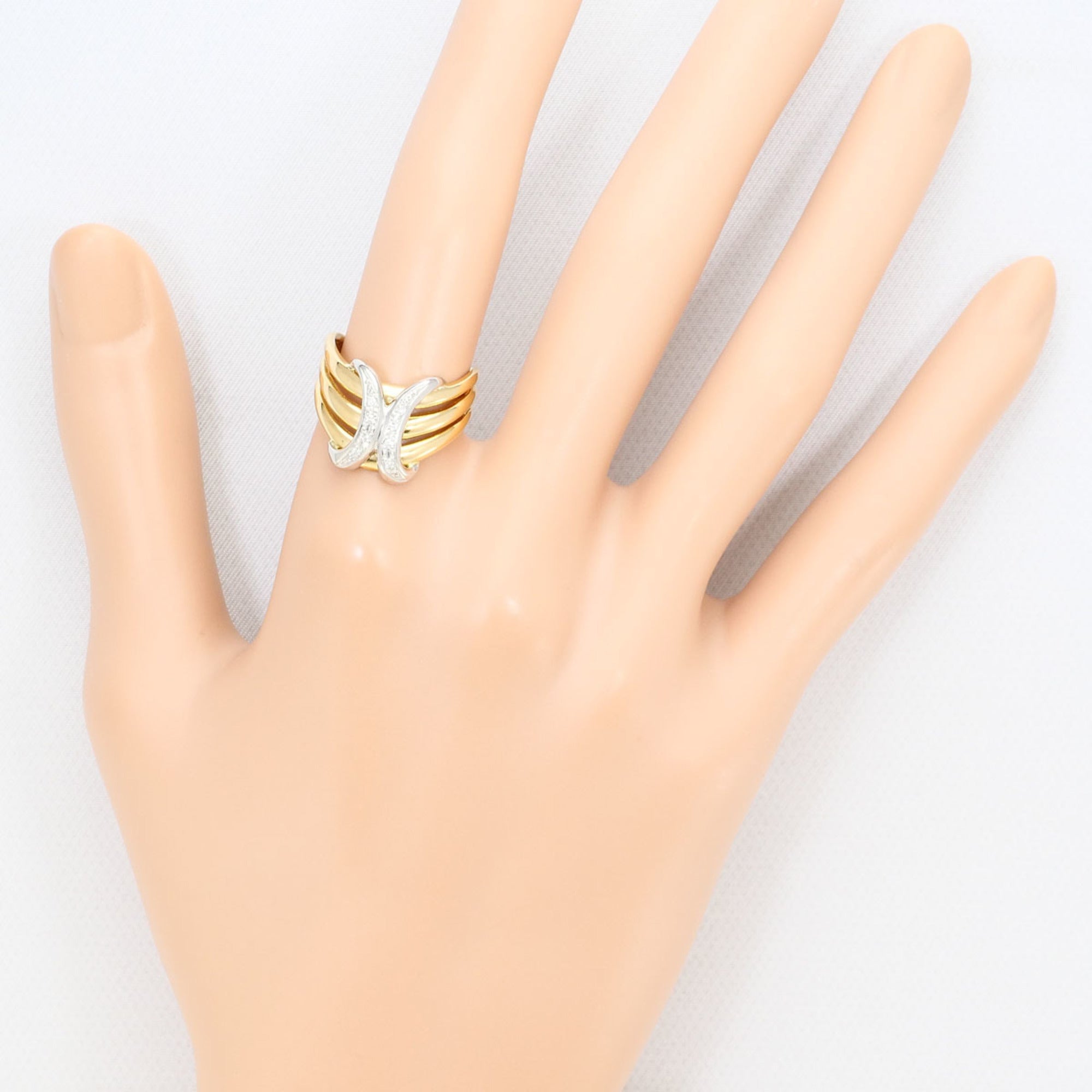 Unbranded Platinum Yellow Gold Yellow Gold (18K) Platinum 900 Band Ring (Pre-Owned)