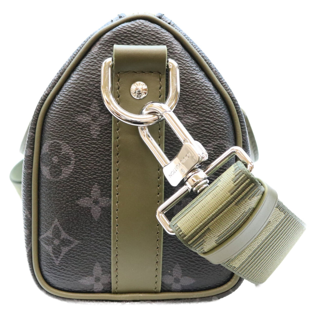 Louis Vuitton Khaki Monogram Boston Bag Shoulder Bag (Pre-Owned)