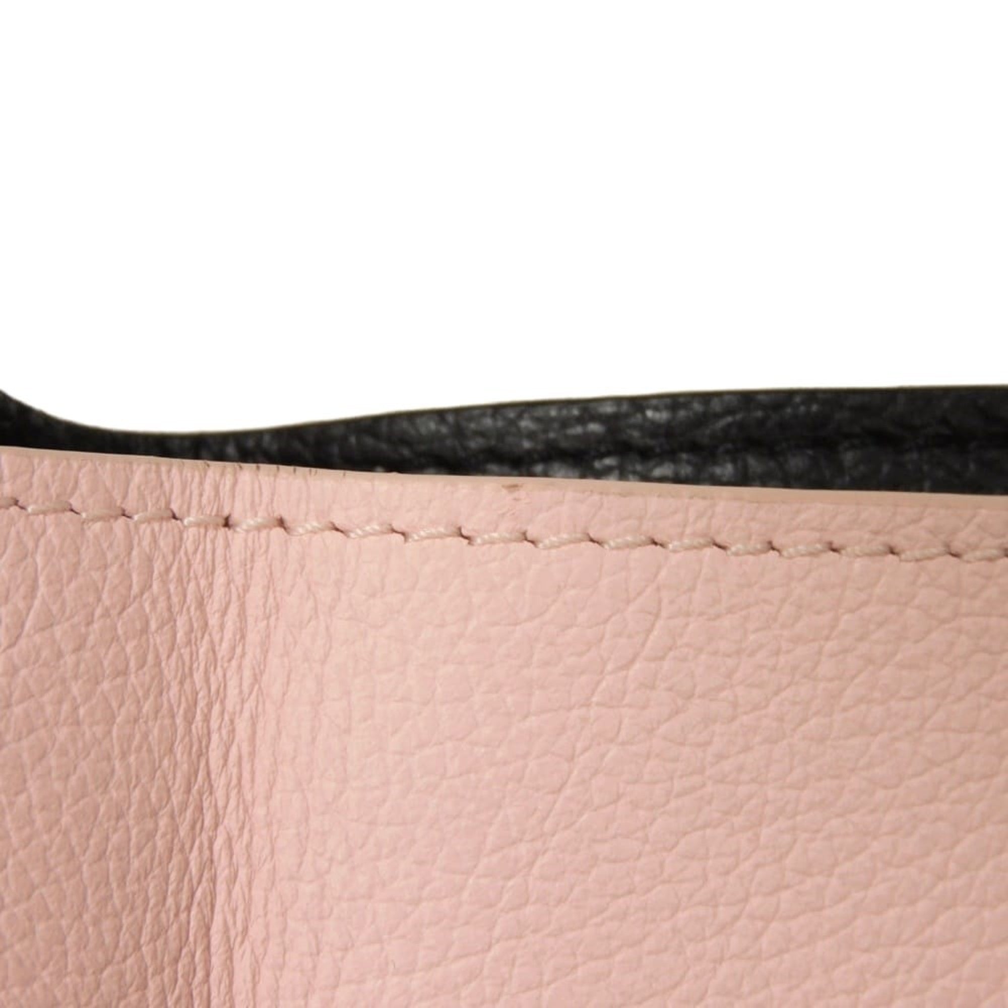 Louis Vuitton Noir Rose Tricolor Leather Wallet (Tri-Fold) (Pre-Owned)
