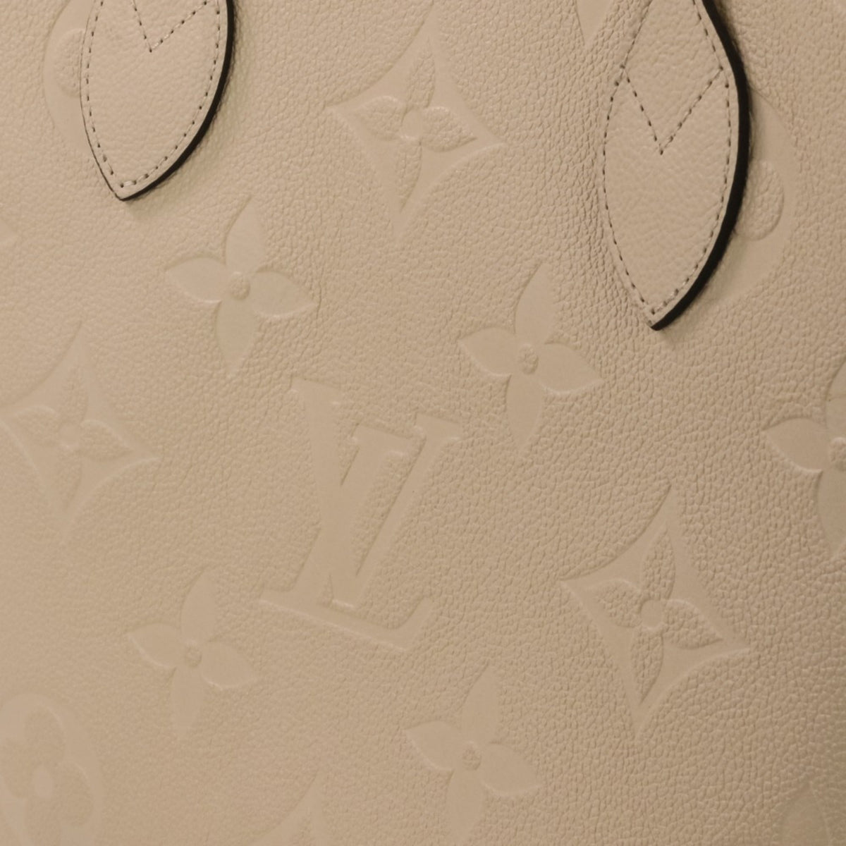 Louis Vuitton Cream Monogram Empreinte Tote Bag (Pre-Owned)