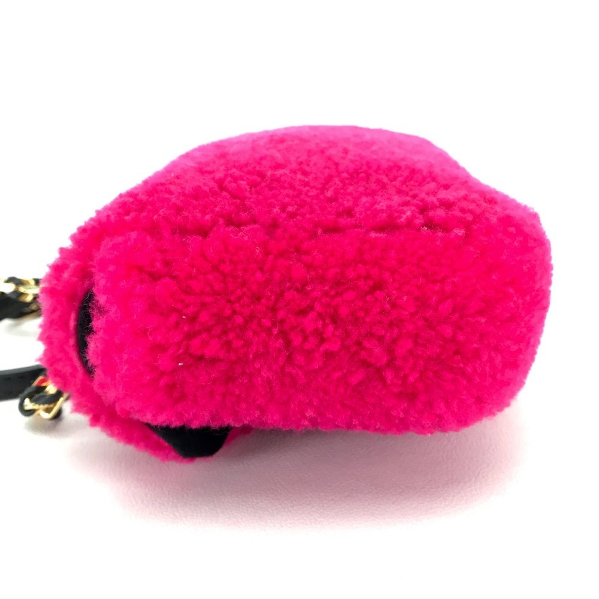 Fendi Pink Leather Pochette Shoulder Bag (Pre-Owned)