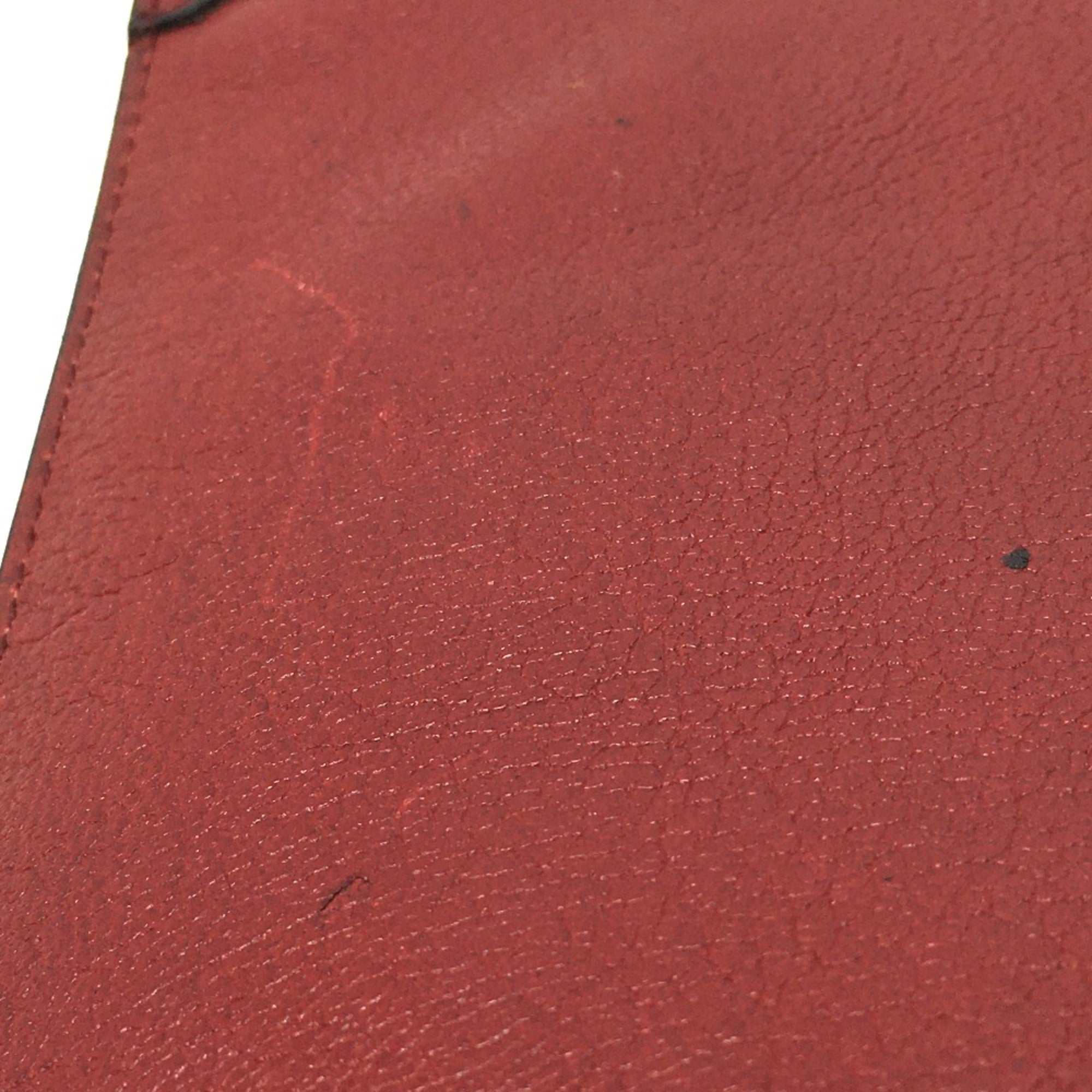 Christian Dior Red Leather Shoulder Bag (Pre-Owned)