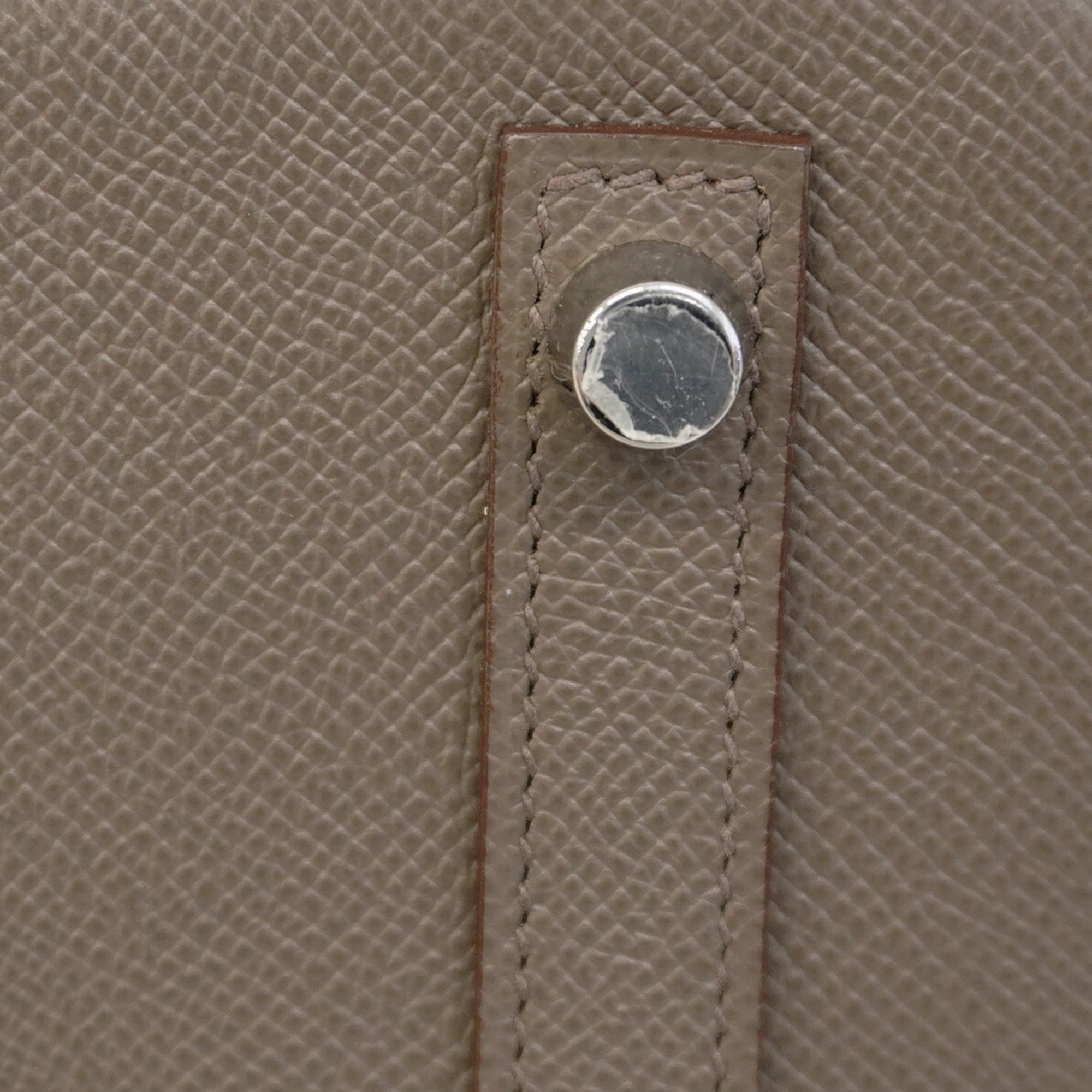 Hermes Etain Epsom Leather Handbag (Pre-Owned)