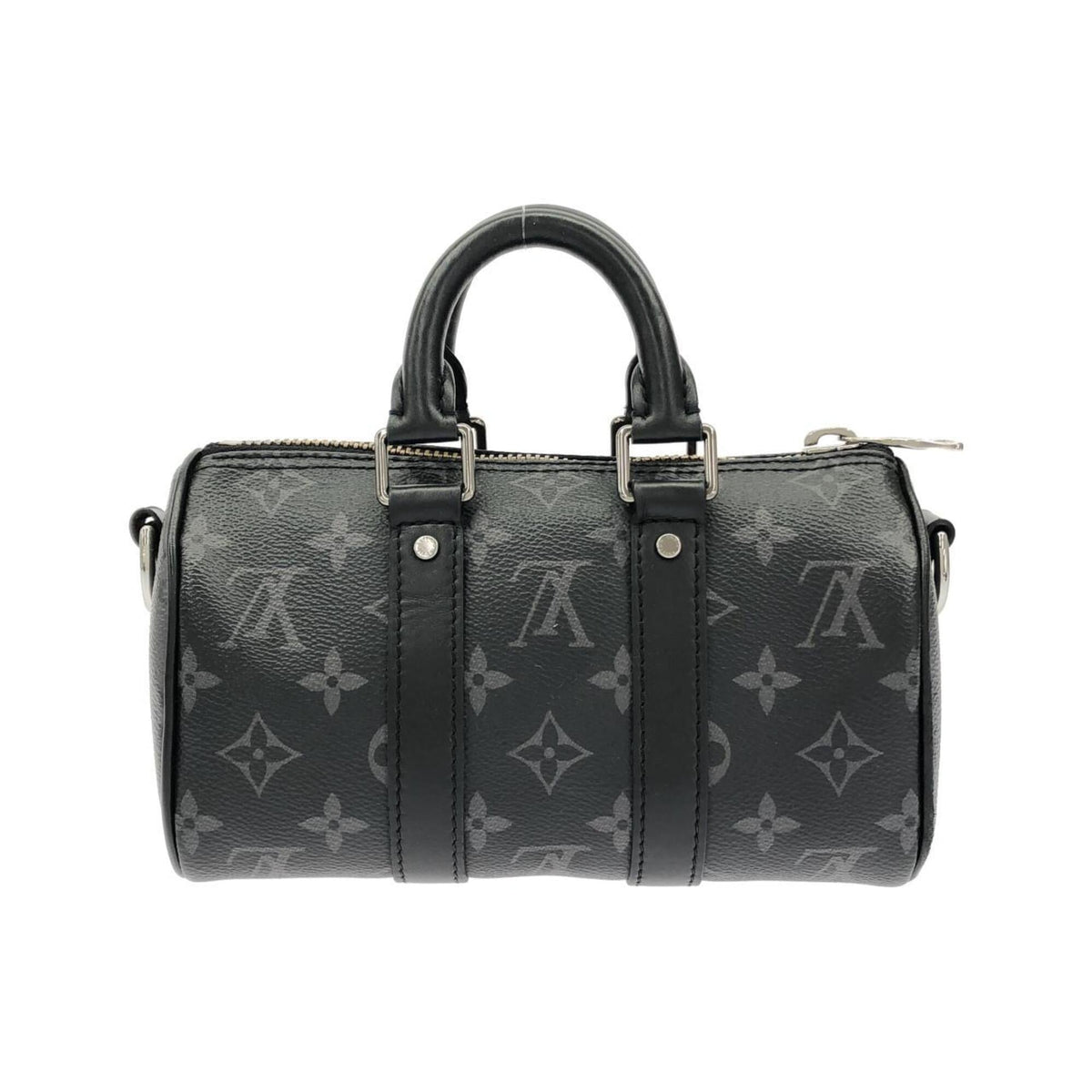 Louis Vuitton Black Coated Canvas Boston Bag (Pre-Owned)