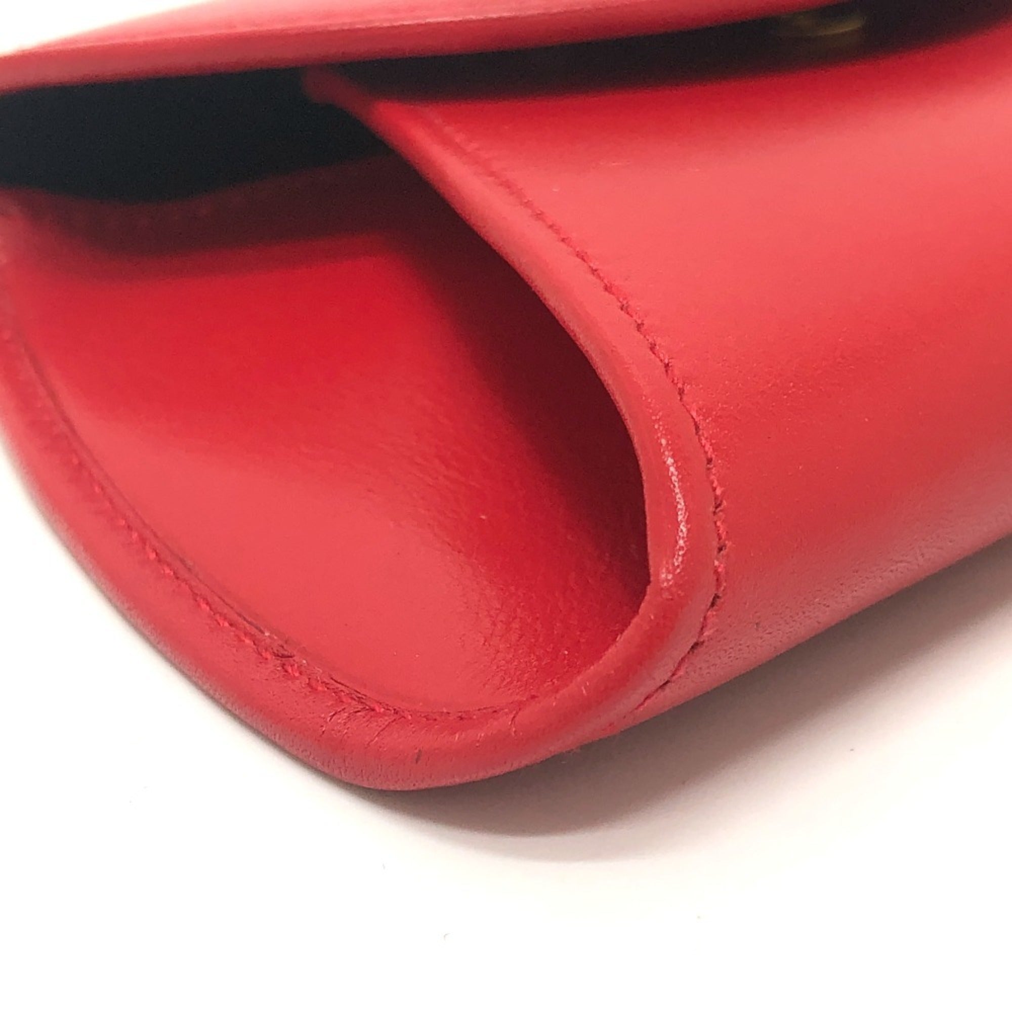 Cartier Red Color Coin Purse/Coin Case (Pre-Owned)