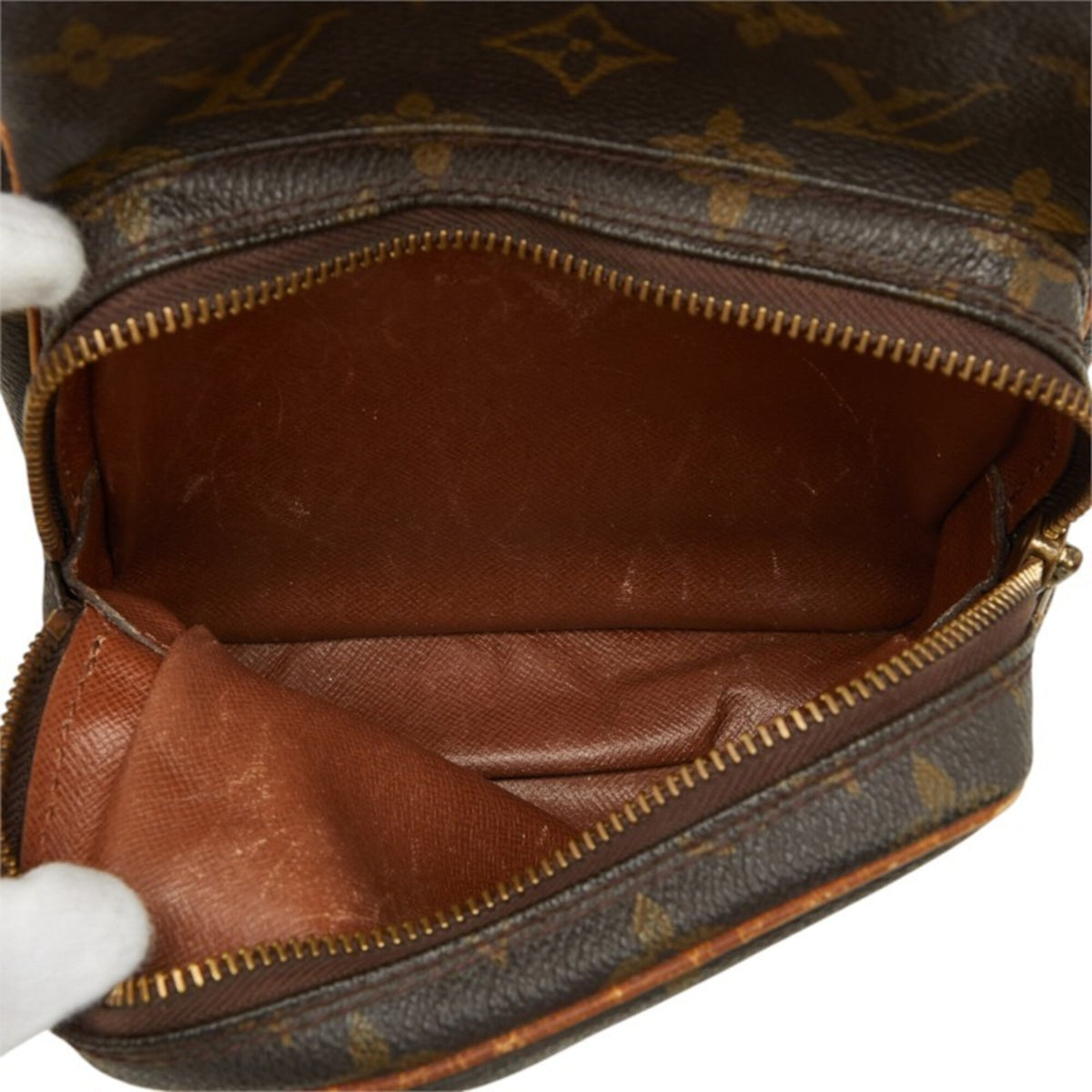 Louis Vuitton Brown Pvc Leather Shoulder Bag (Pre-Owned)