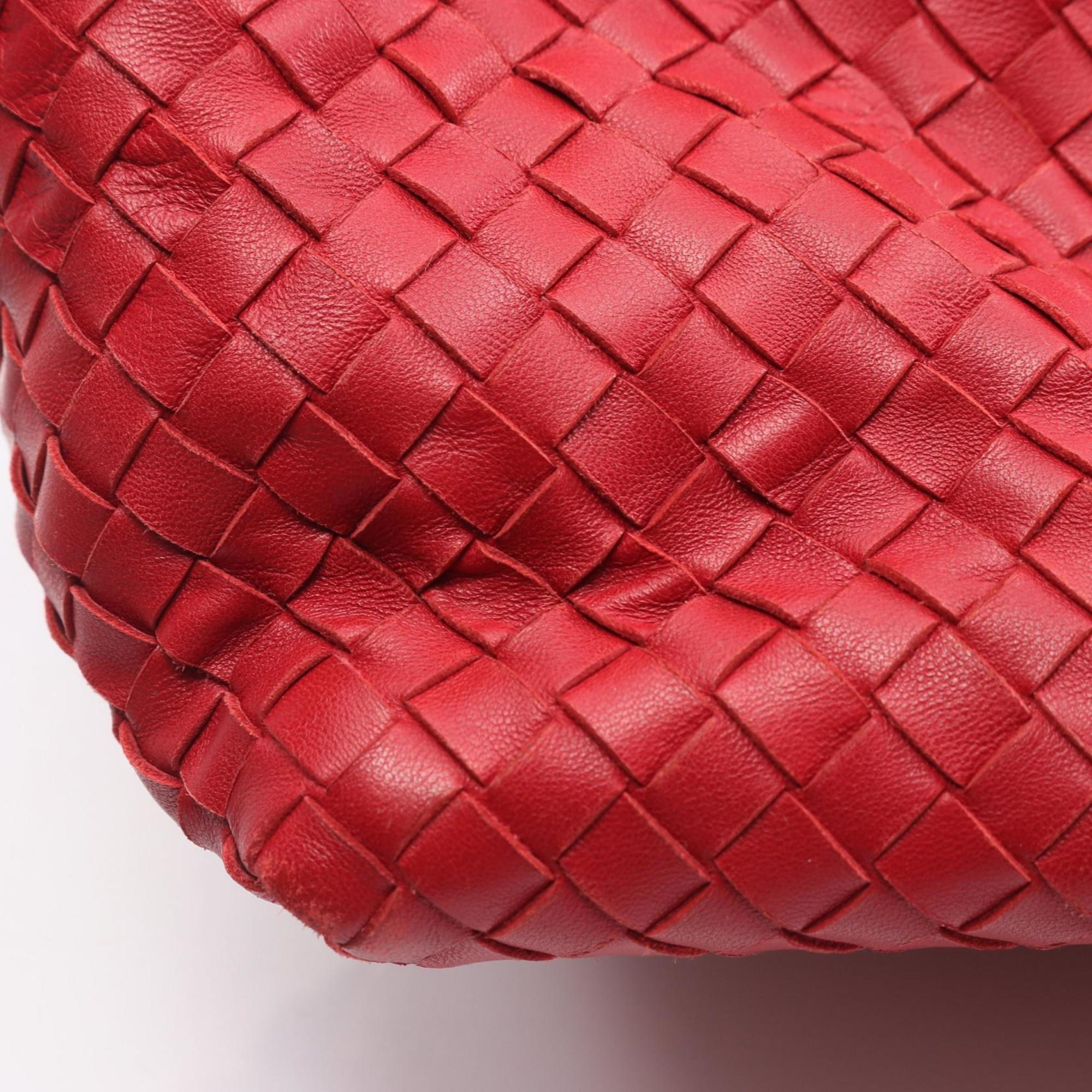Balenciaga Red Color Leather Tote Bag (Pre-Owned)
