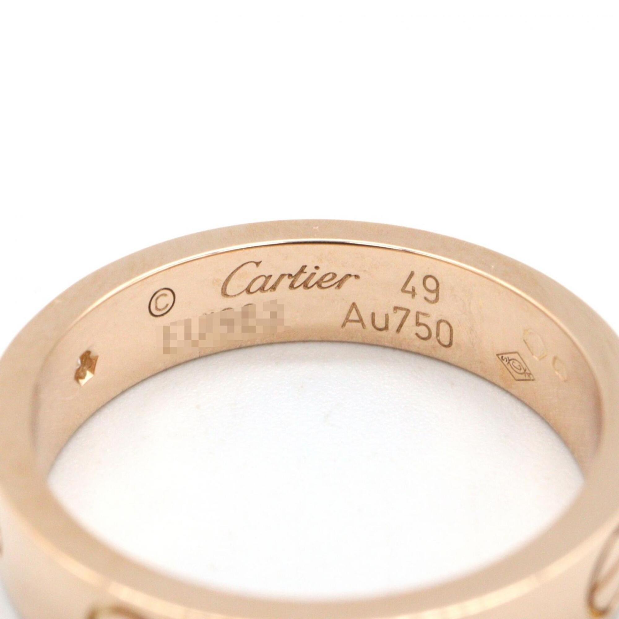 Cartier Gold Clear Pink Gold (18K) Band Ring (Pre-Owned)