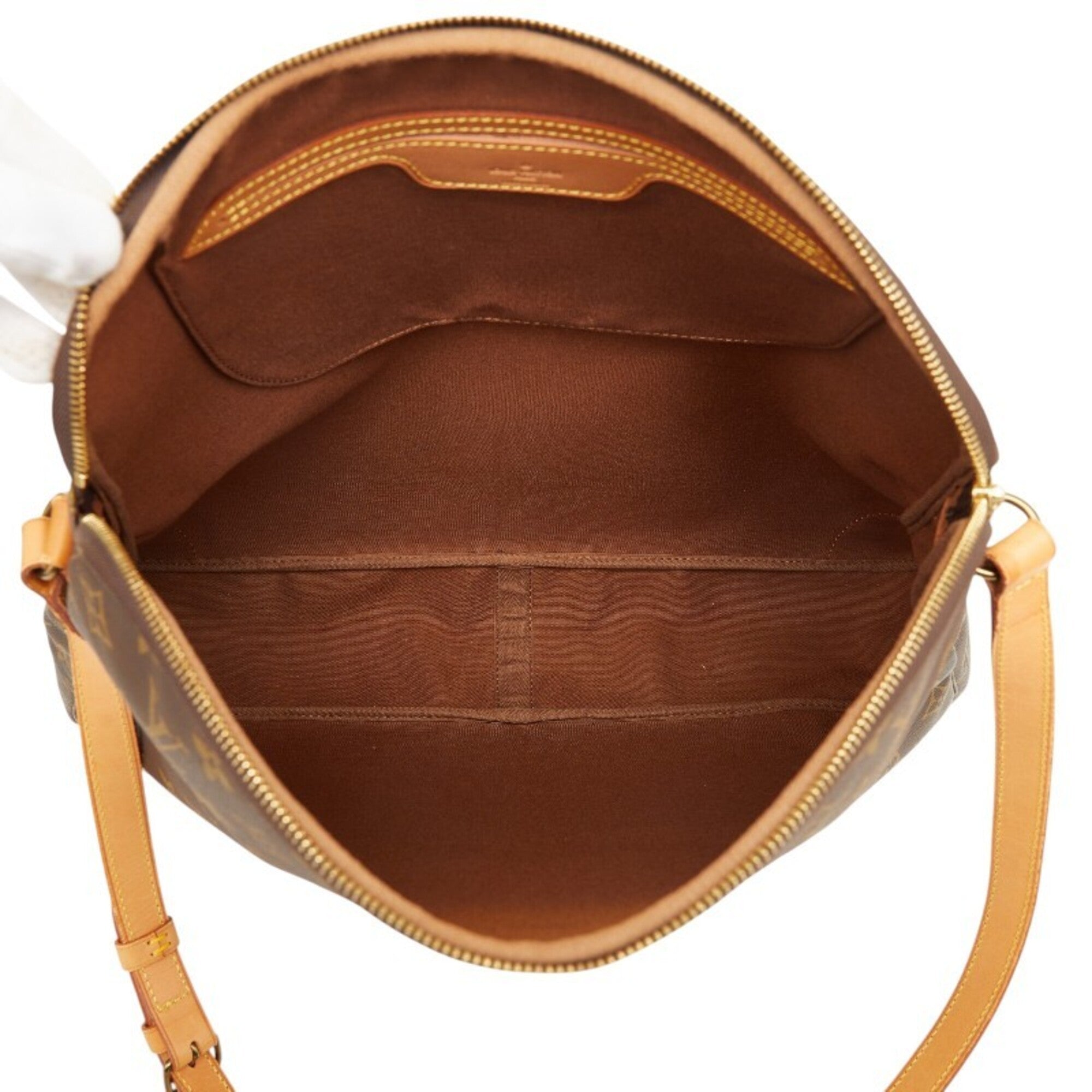 Louis Vuitton Brown Pvc Leather Shoulder Bag (Pre-Owned)