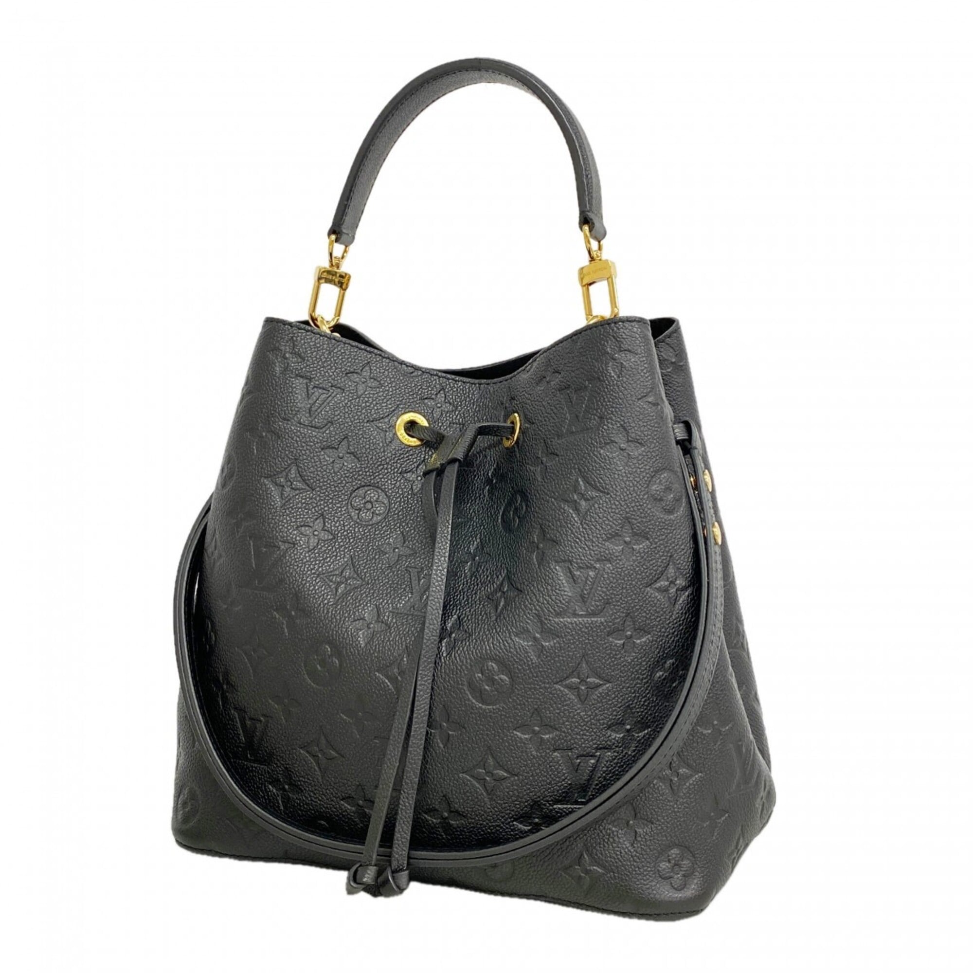 Louis Vuitton Noir Handbag (Pre-Owned)