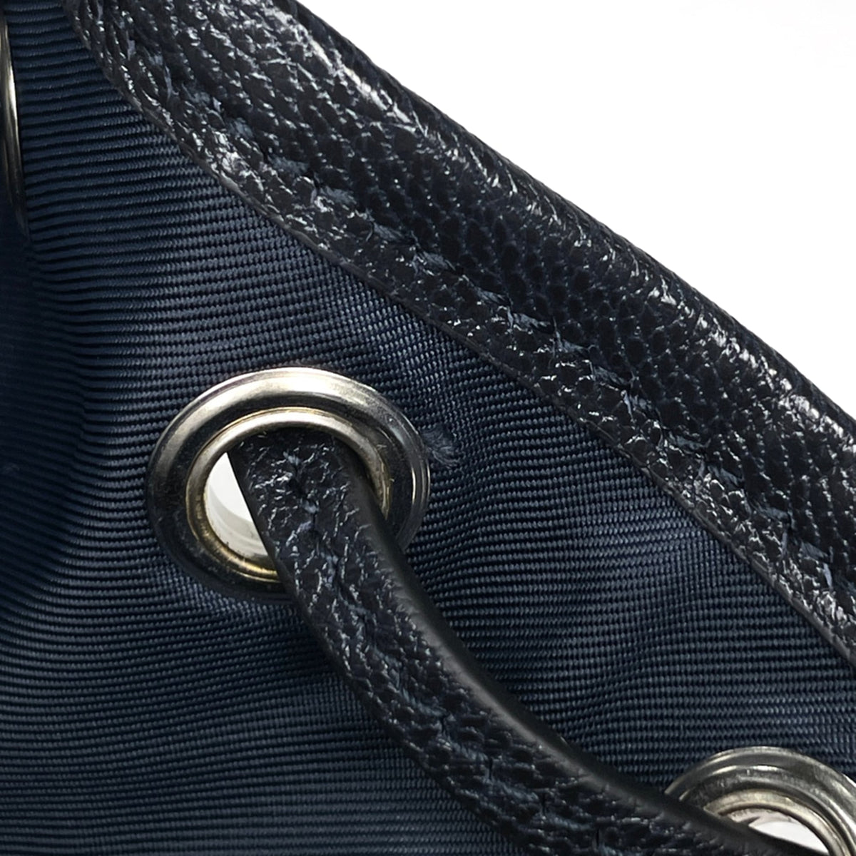 Gucci Dark Blue Denim Leather Shoulder Bag (Pre-Owned)
