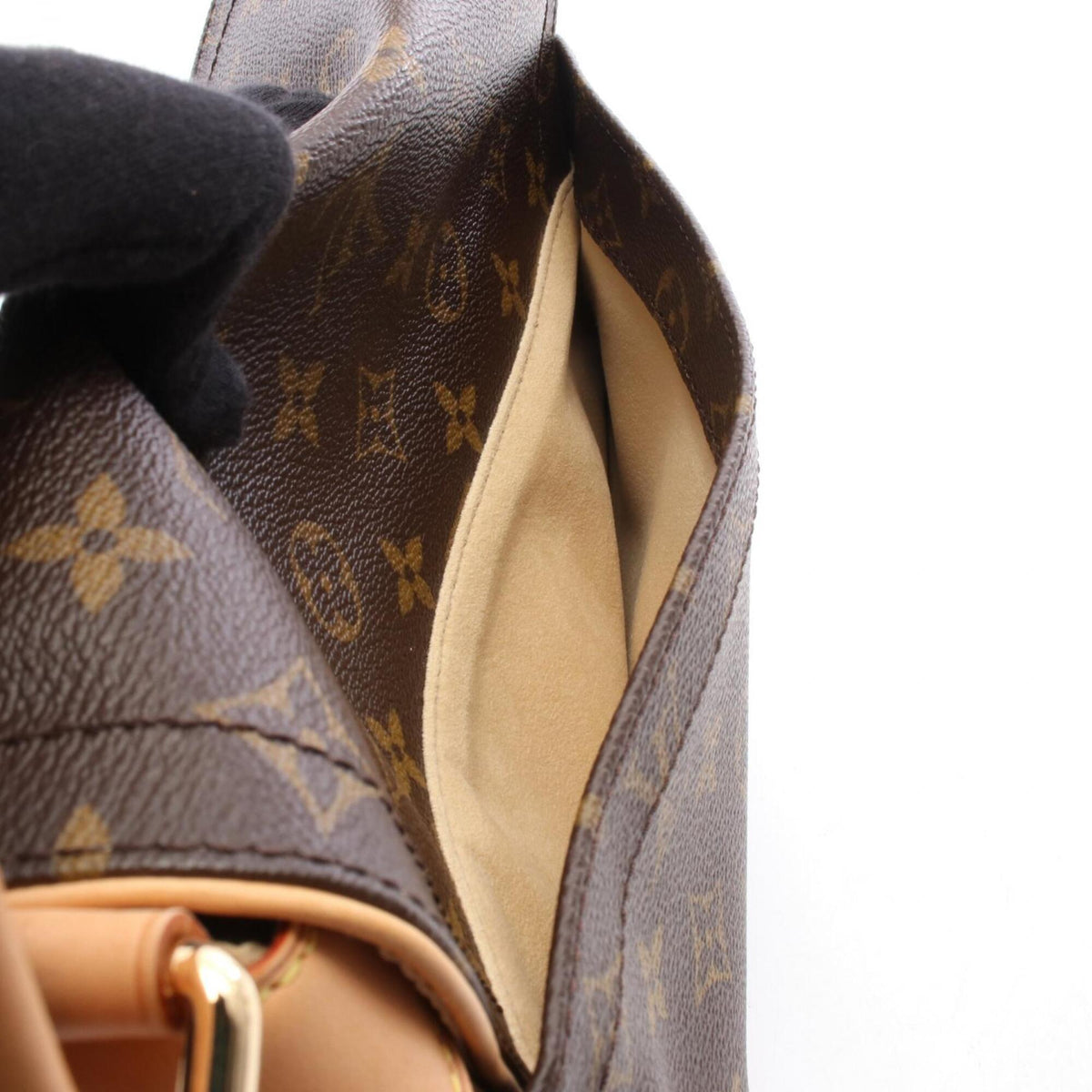 Louis Vuitton Brown Monogram Pvc Coated Canvas Leather Shoulder Bag (Pre-Owned)