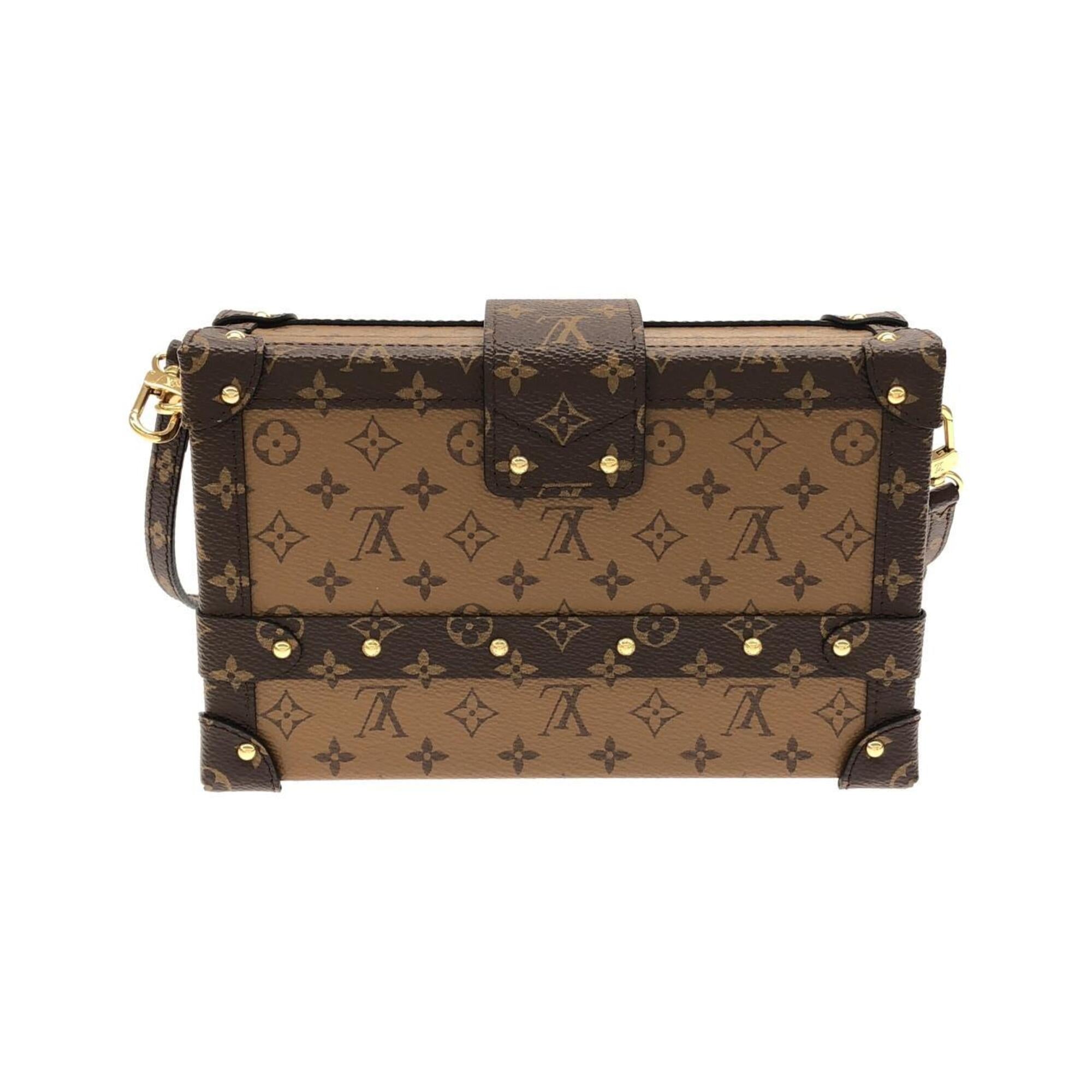 Louis Vuitton Monogram Reverse Marron Coated Canvas Shoulder Bag (Pre-Owned)
