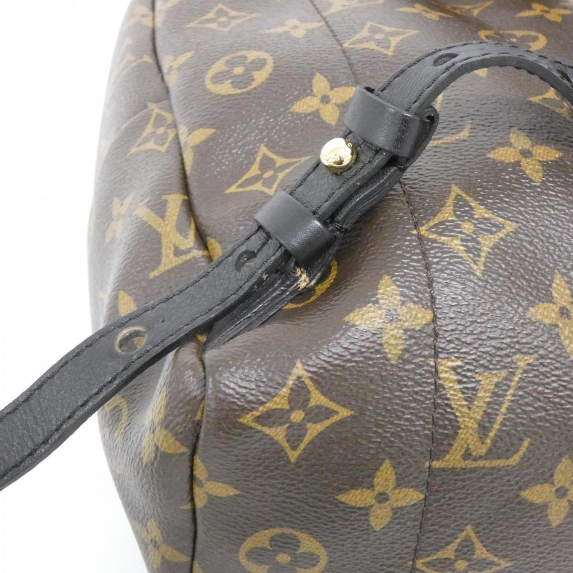 Louis Vuitton Marron Coated Canvas Backpack (Pre-Owned)