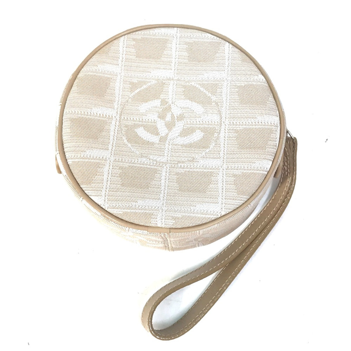 Chanel Beige Cloth Pouch (Pre-Owned)
