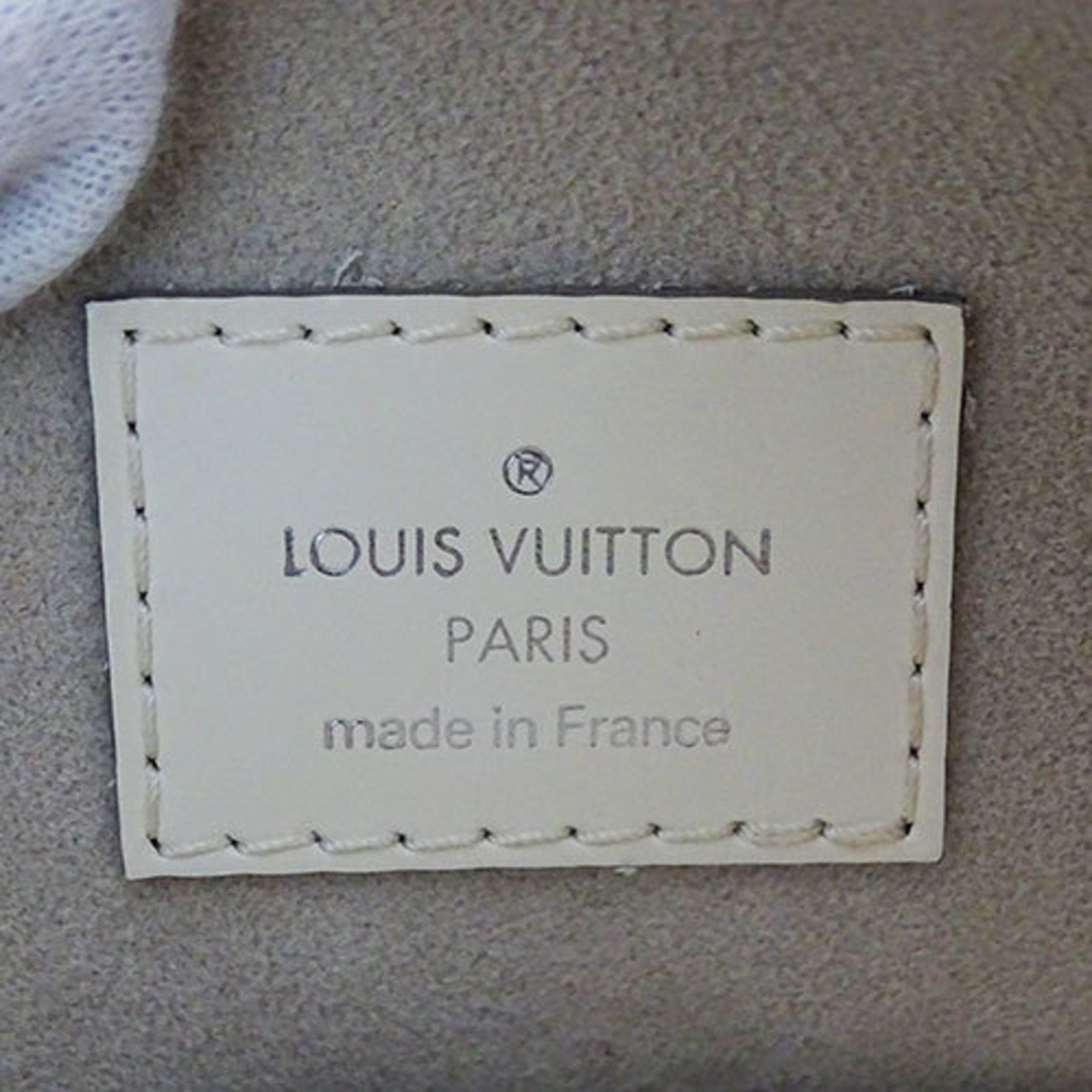 Louis Vuitton Black Galle Ivory Lv Off White Ivory Handbag (Pre-Owned)