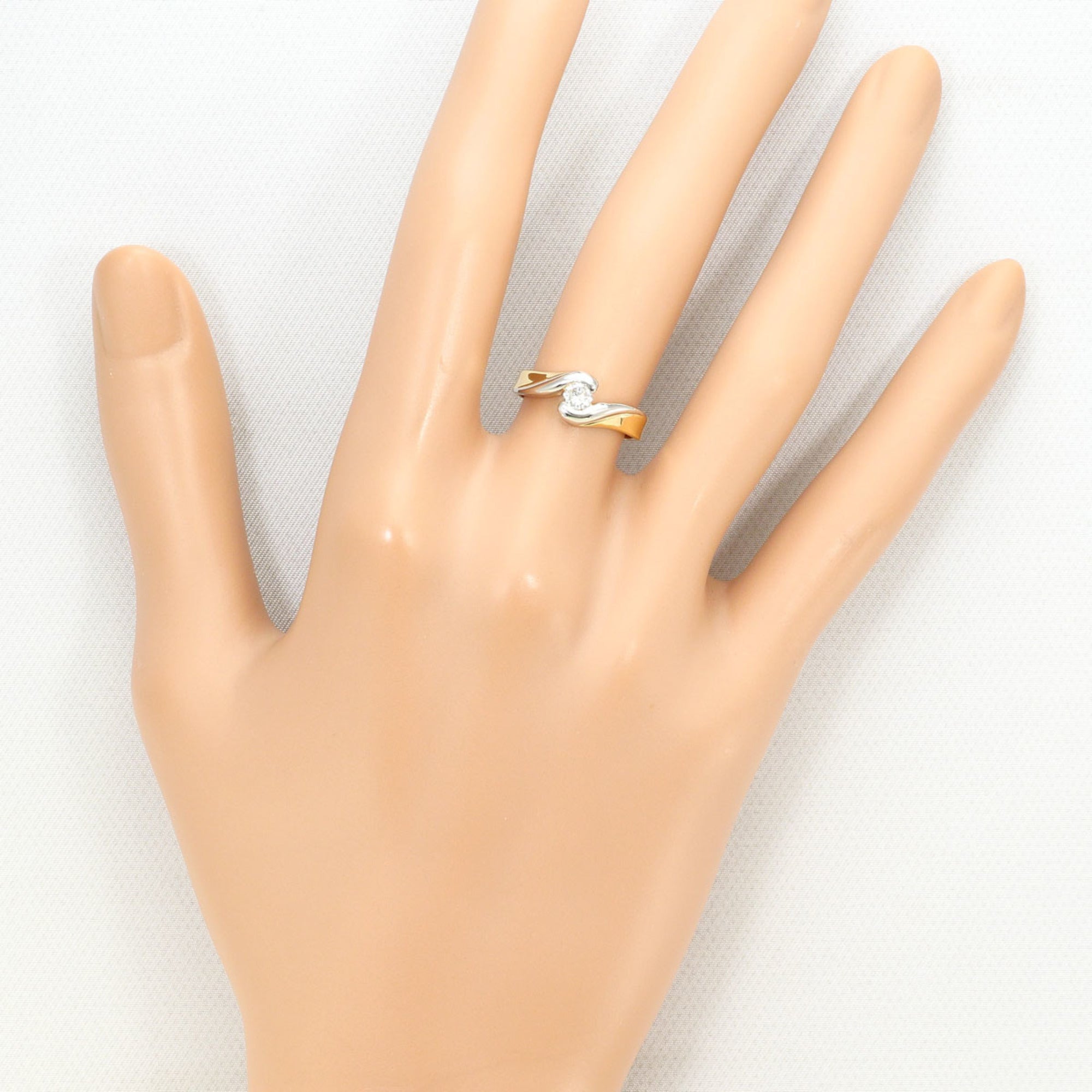Unbranded Platinum Yellow Gold Yellow Gold (18K) Platinum 900 Band Ring (Pre-Owned)