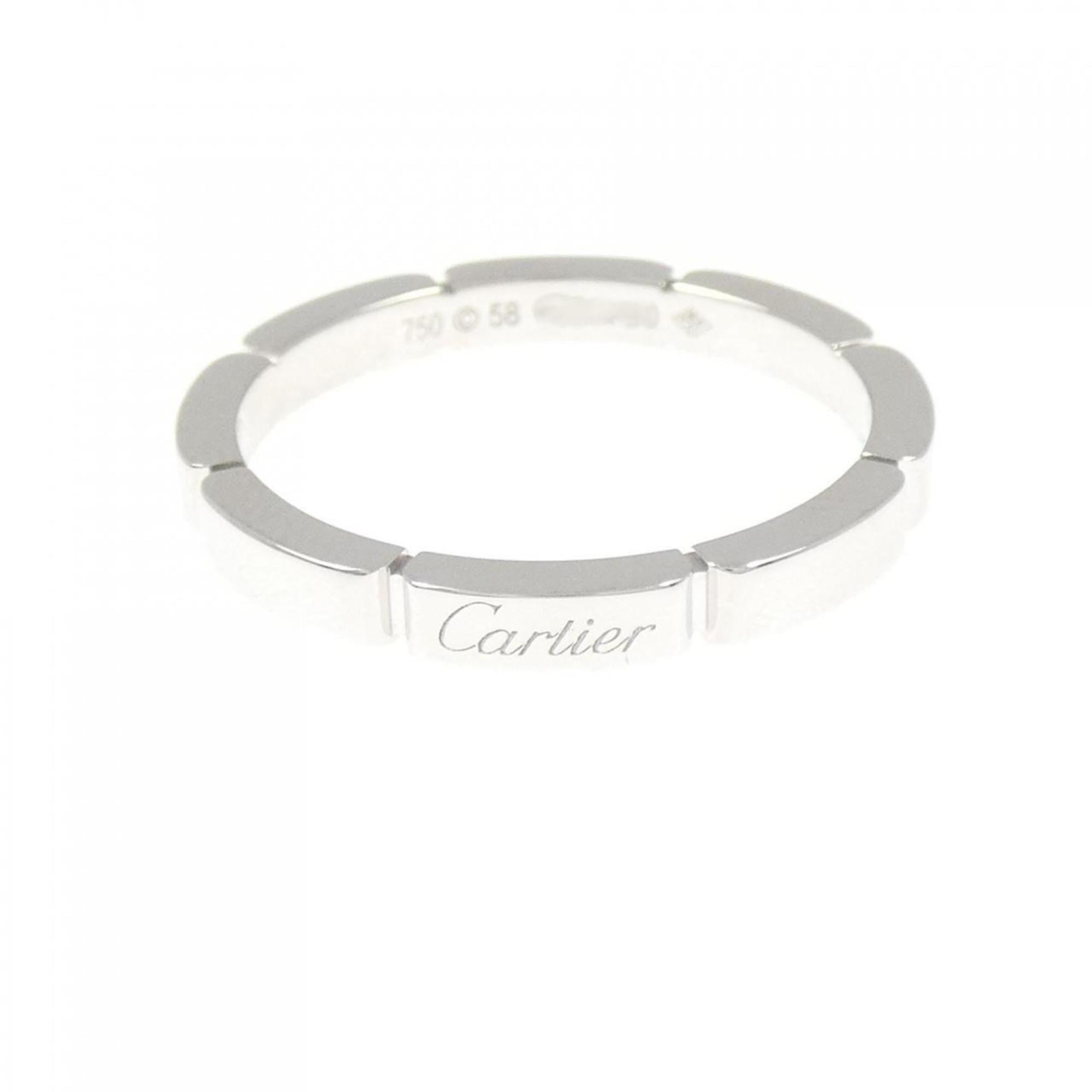 Cartier White Gold White Gold (18K) Band Ring (Pre-Owned)