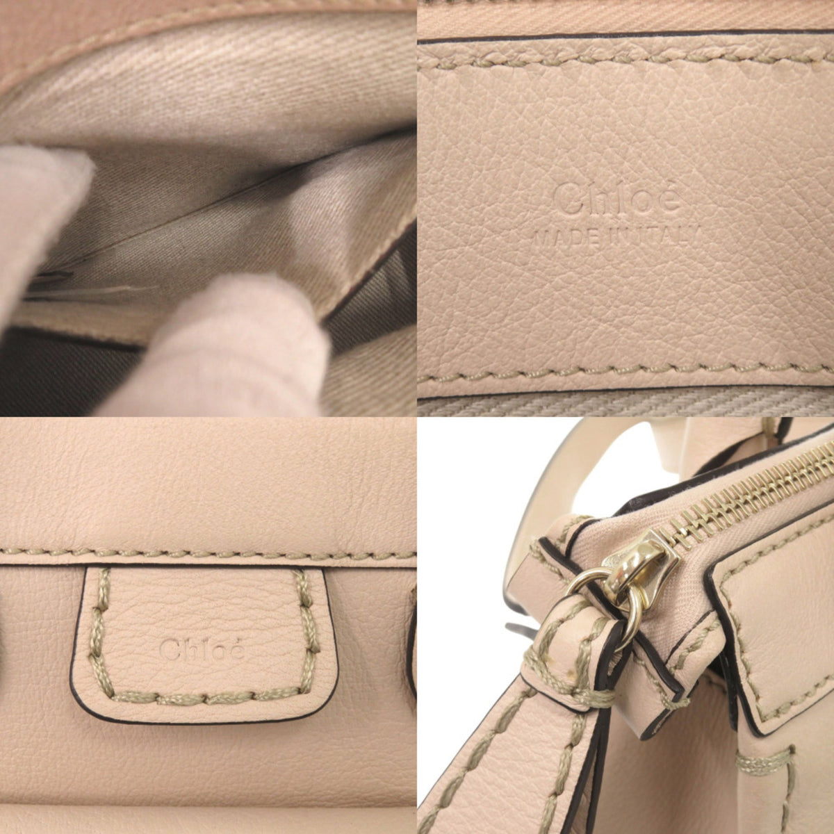 Chloé Pink Leather Handbag Shoulder Bag (Pre-Owned)