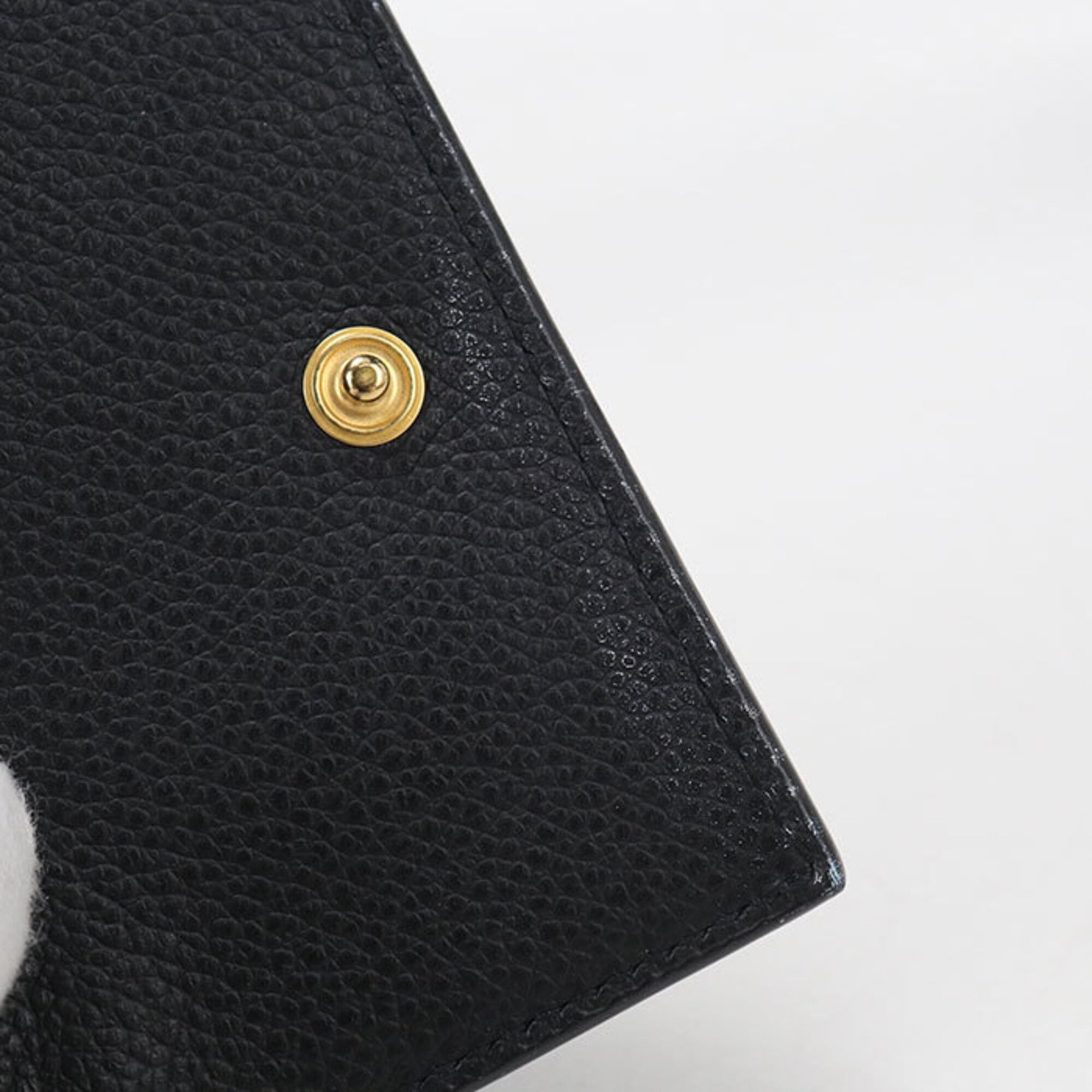 Saint Laurent Black Leather Wallet (Tri-Fold) (Pre-Owned)