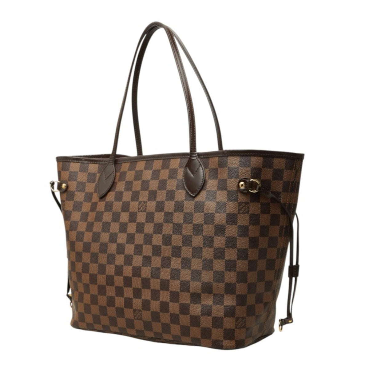 Louis Vuitton Brown Damier Canvas Ebene Pvc Leather Shoulder Bag Tote Bag (Pre-Owned)