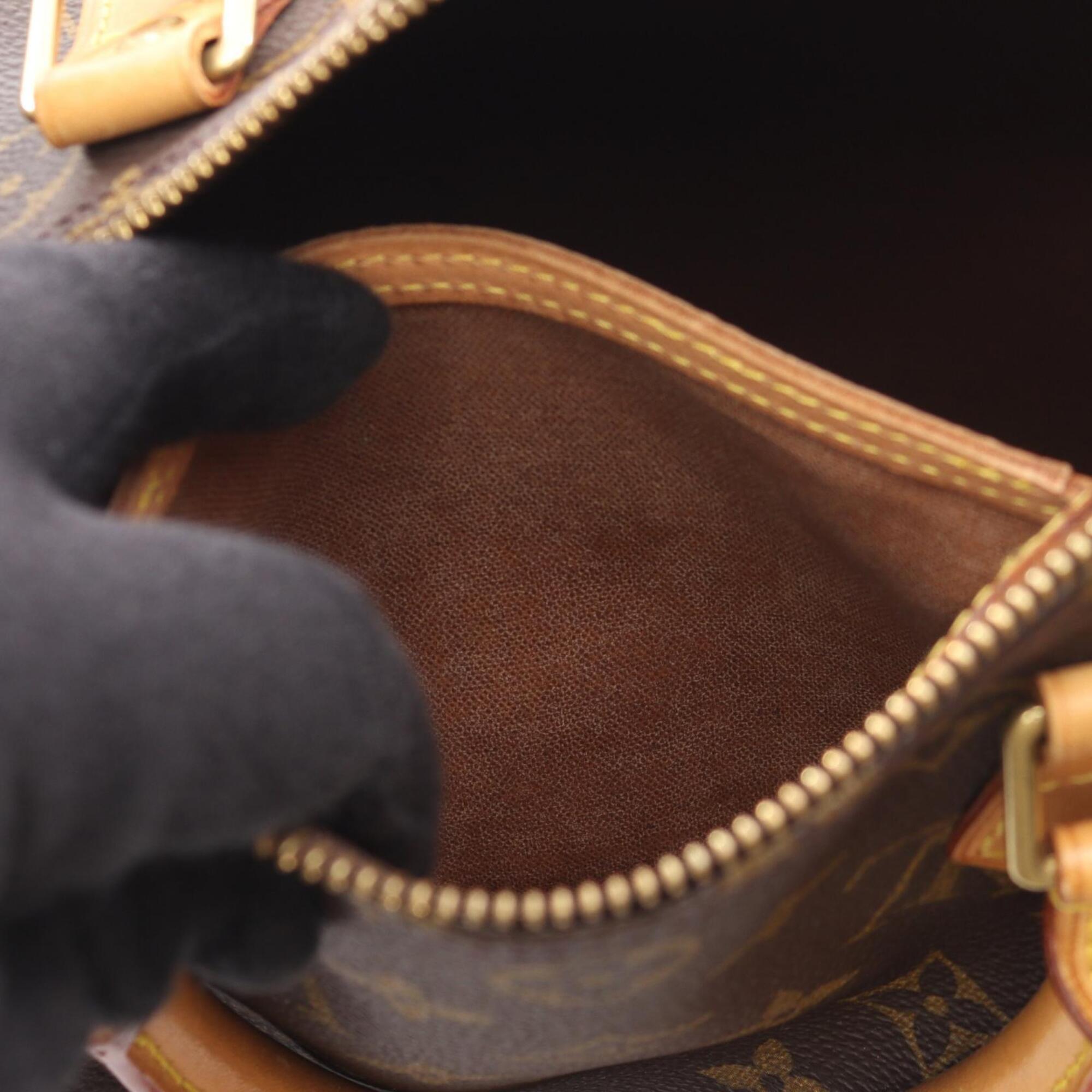 Louis Vuitton Brown Pvc Leather Handbag (Pre-Owned)