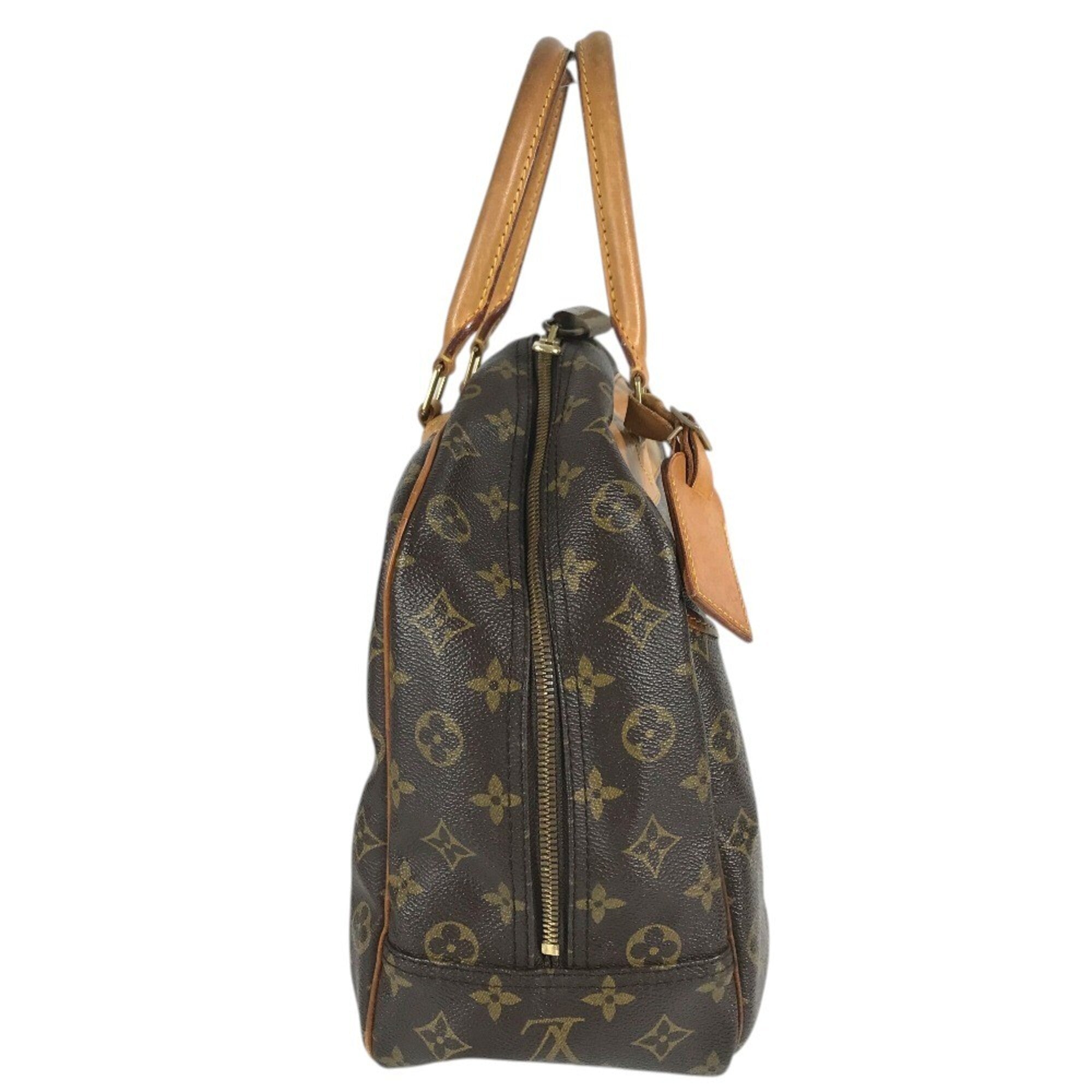 Louis Vuitton Brown Monogram Canvas Boston Bag Handbag Tote Bag (Pre-Owned)