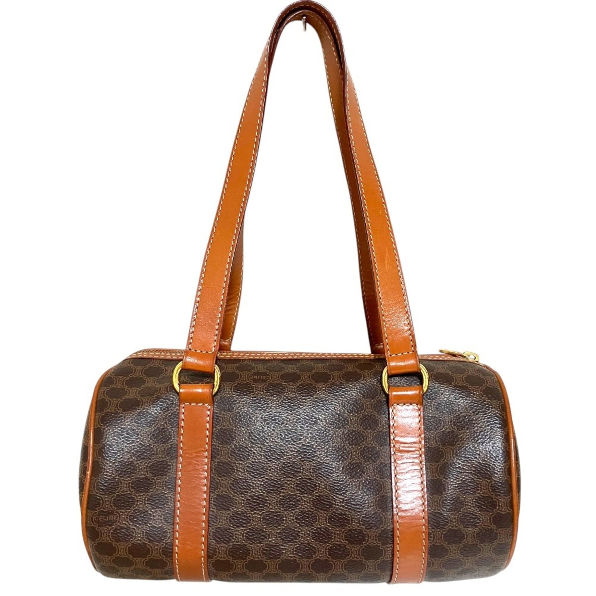 Celine Brown Boston Bag Handbag (Pre-Owned)