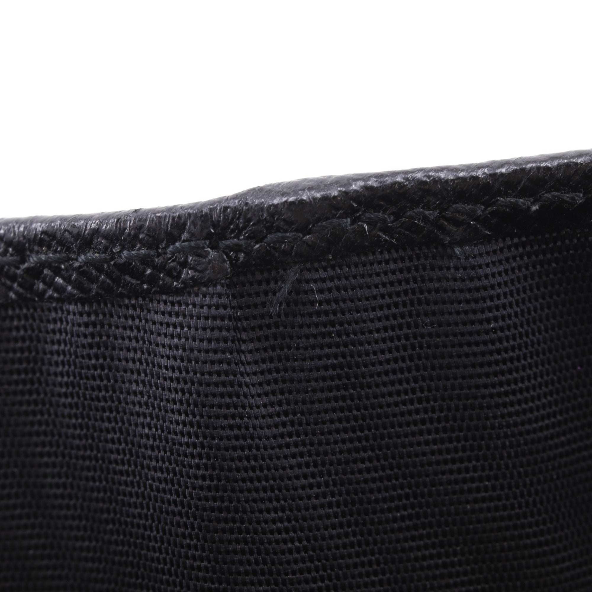 Prada Black Nylon Wallet (Tri-Fold) (Pre-Owned)
