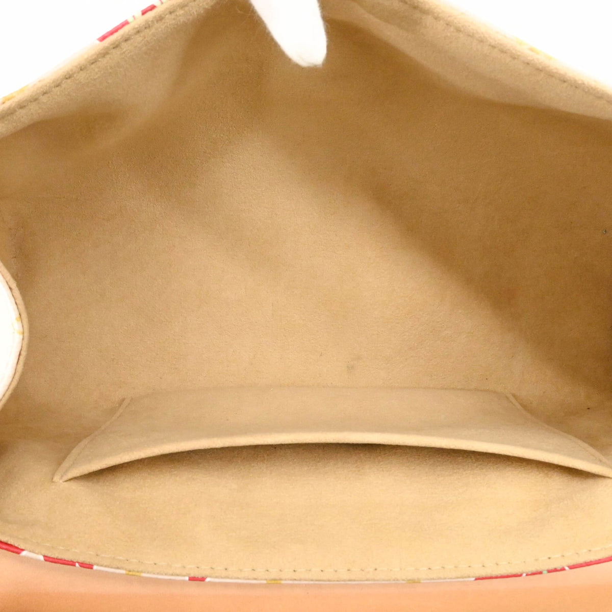 Louis Vuitton Pink White Monogram Canvas Handbag (Pre-Owned)
