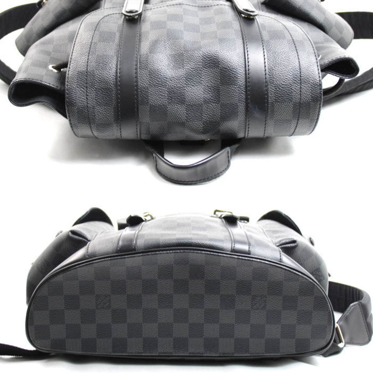Louis Vuitton Black Damier Graphite Backpack (Pre-Owned)