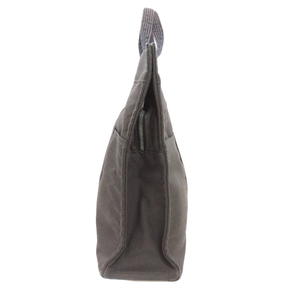 Hermes Gray Canvas Handbag (Pre-Owned)