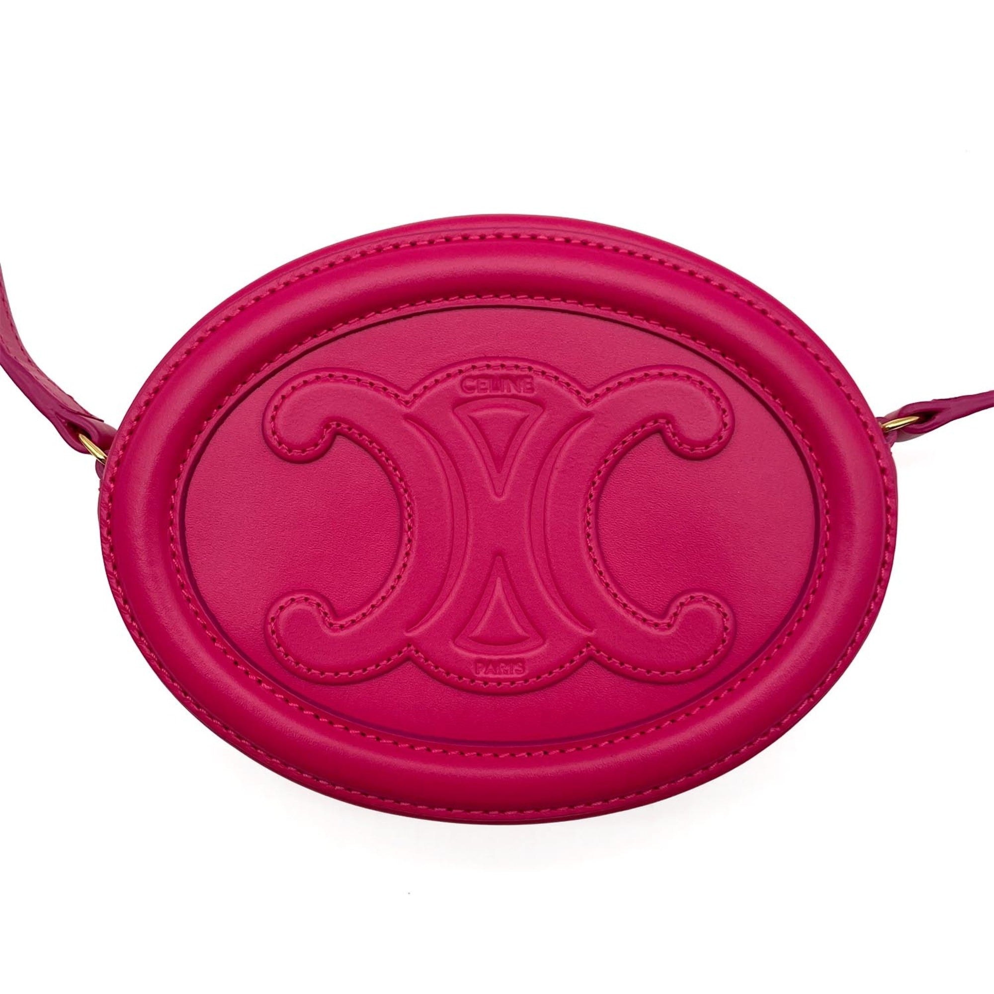Celine Pink Leather Shoulder Bag (Pre-Owned)