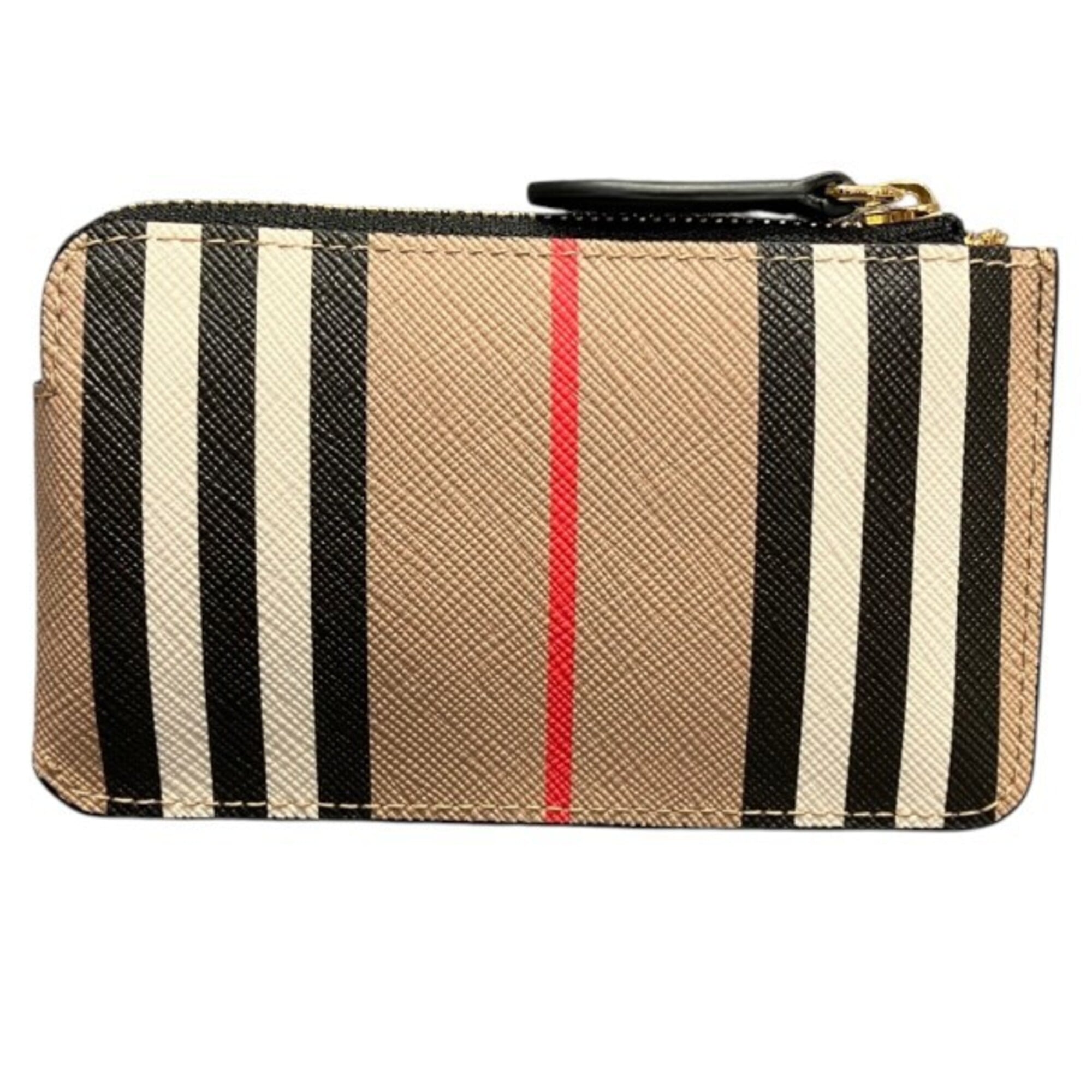 Burberry Beige Pvc Leather Coin Purse/Coin Case (Pre-Owned)