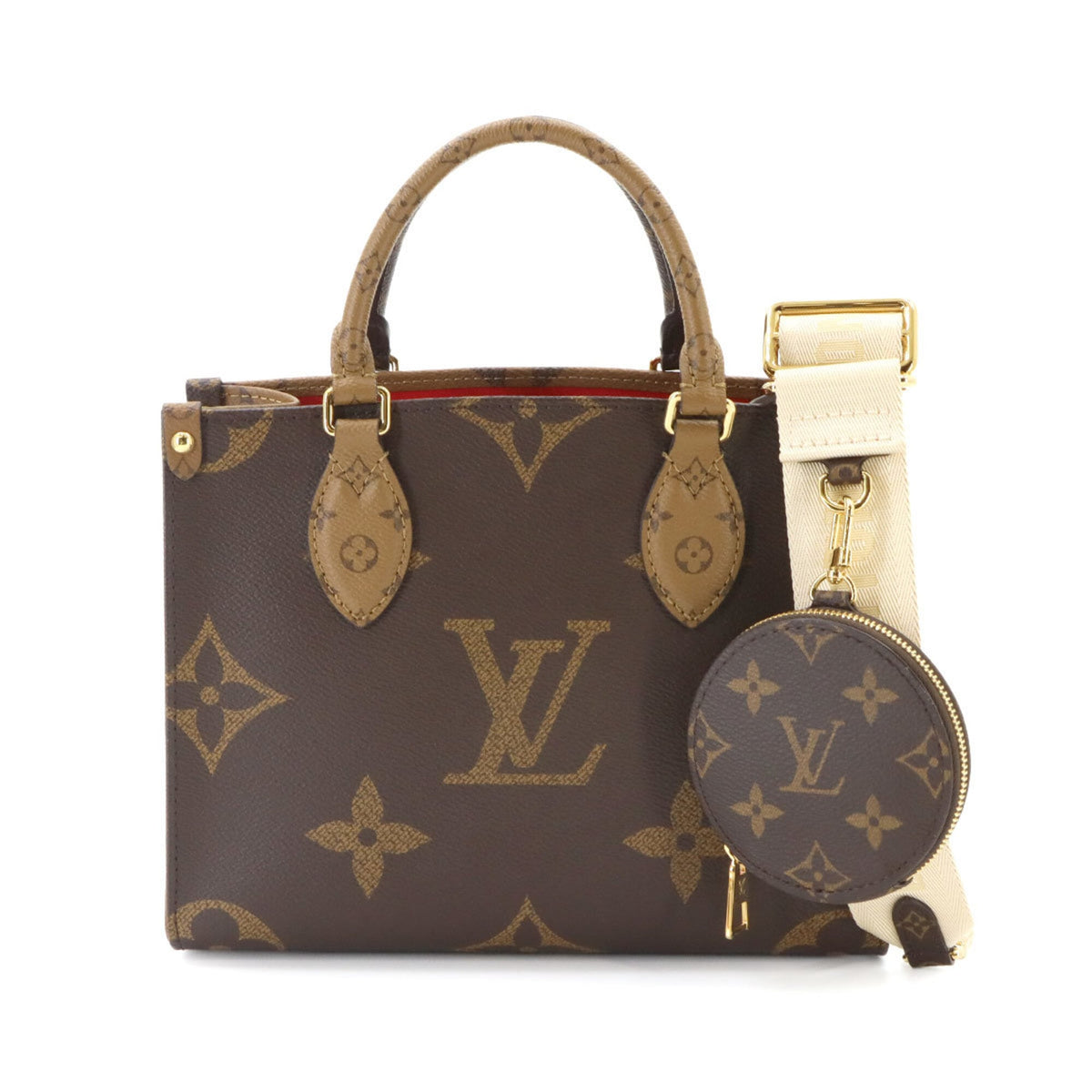 Louis Vuitton Monogram Monogram Reverse Monogram Canvas Monogram Reverse Handbag (Pre-Owned)