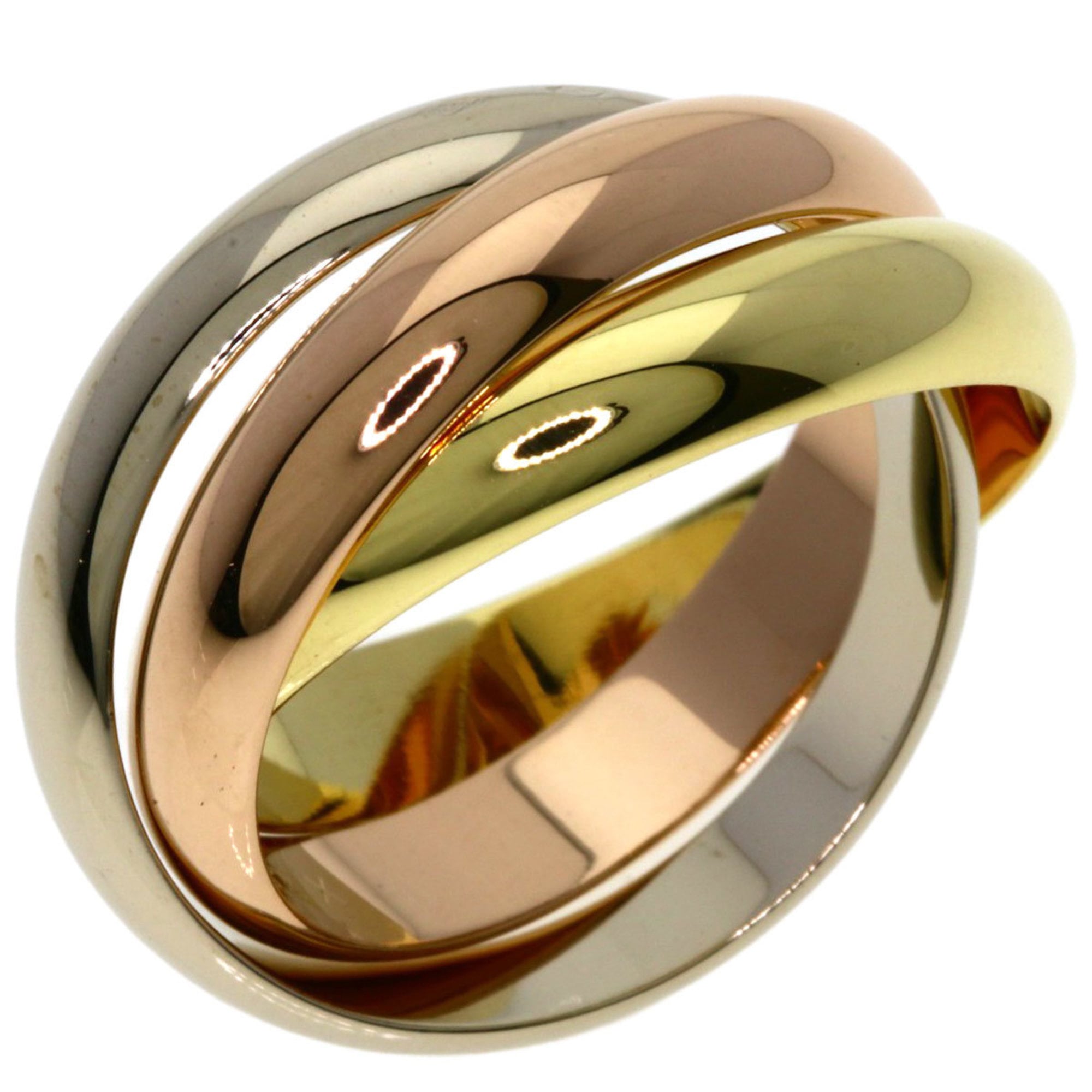 Cartier Trinity Yellow Gold (18K) Pink Gold (18K) White Gold (18K) Band Ring (Pre-Owned)