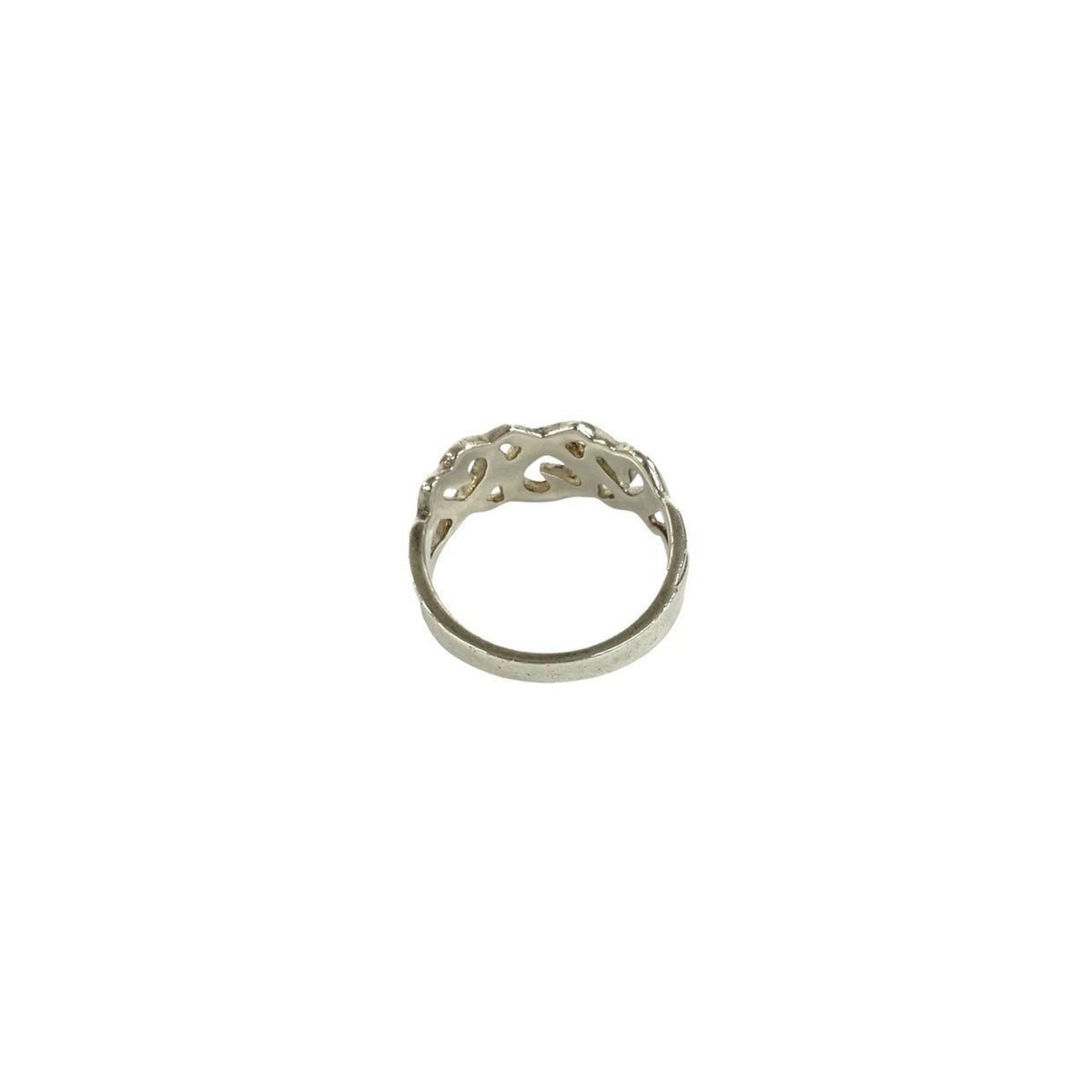 Tiffany Silver Silver 925 Band Ring (Pre-Owned)