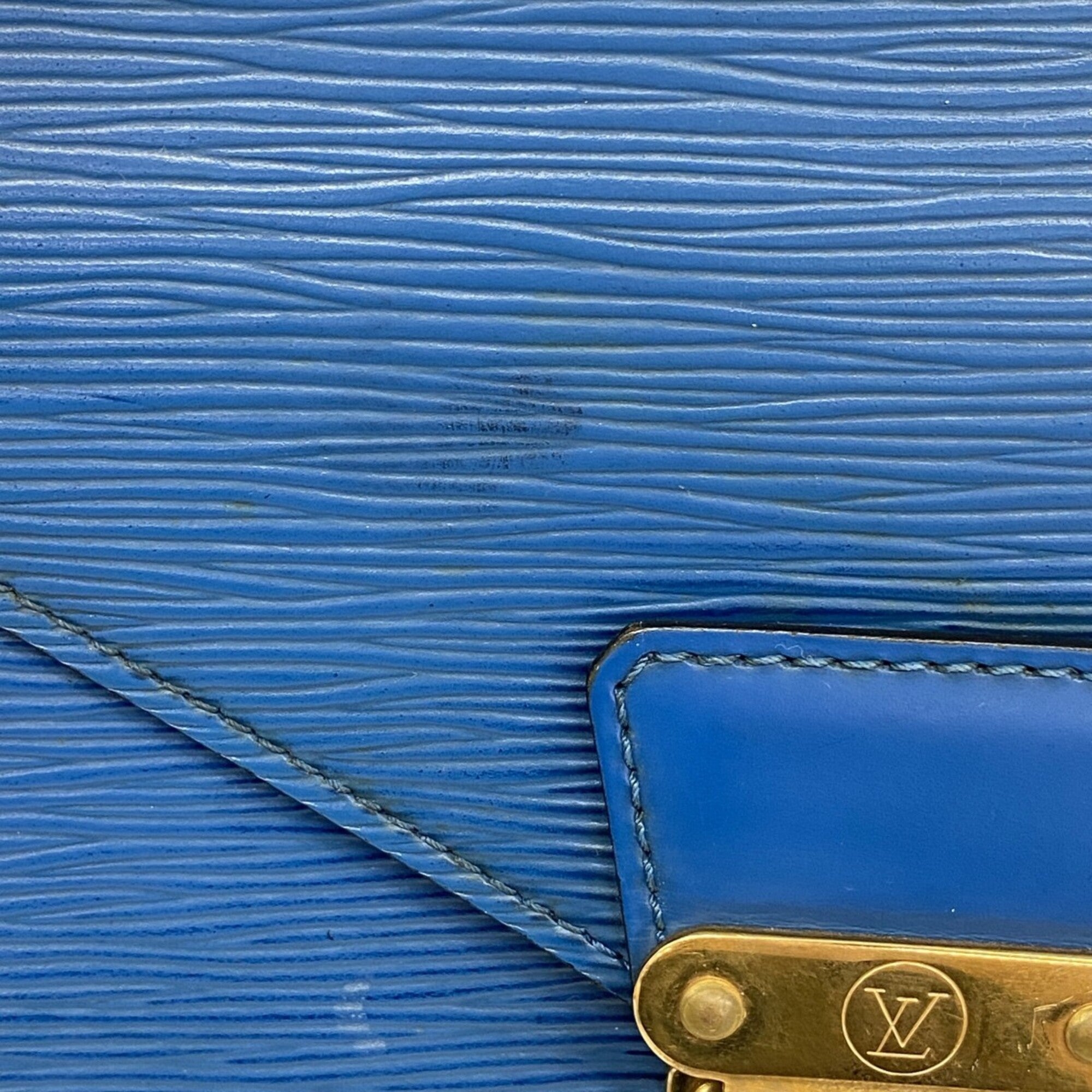 Louis Vuitton Toledo Blue Clutch Bag (Pre-Owned)