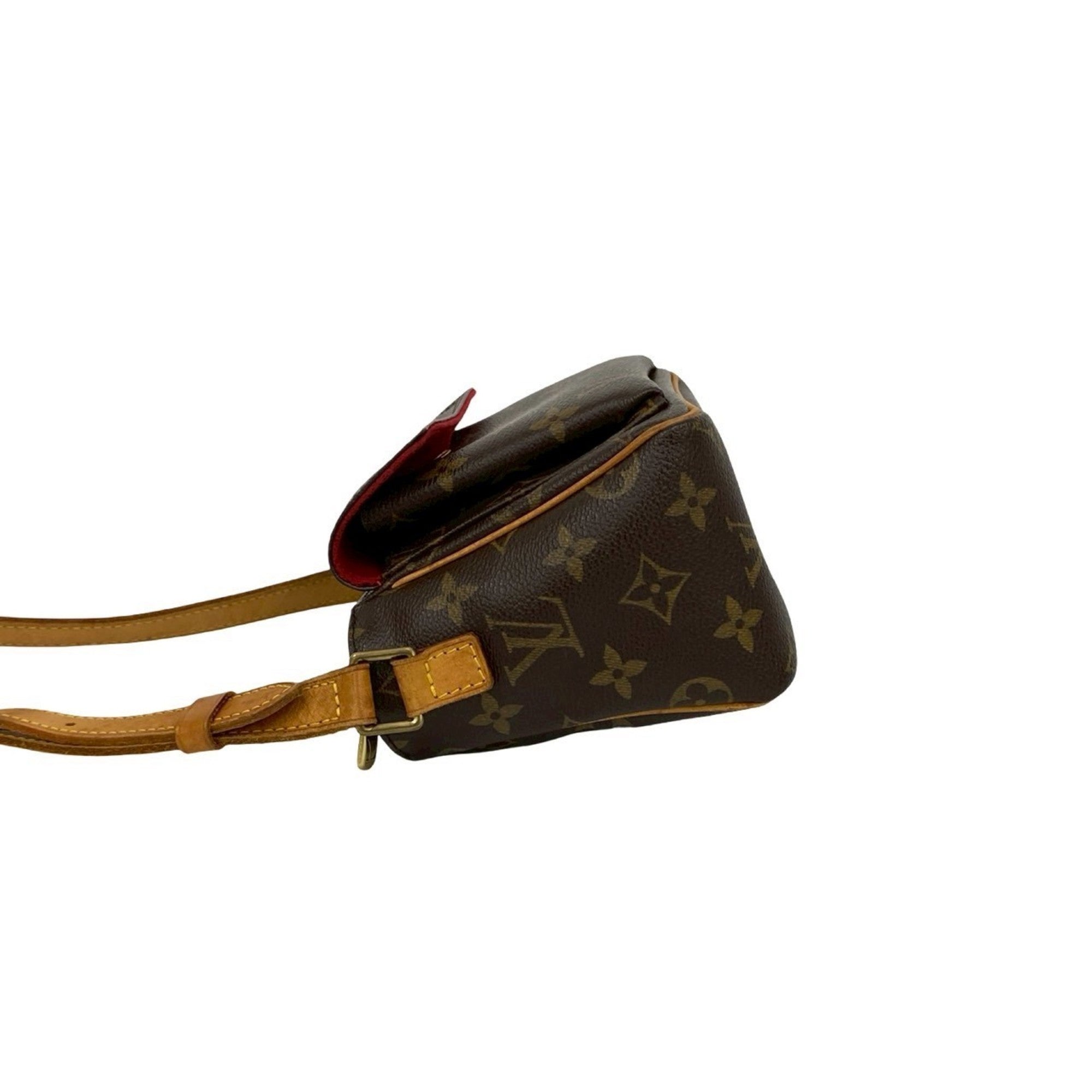 Louis Vuitton Brown Leather Pvc Pochette Shoulder Bag (Pre-Owned)