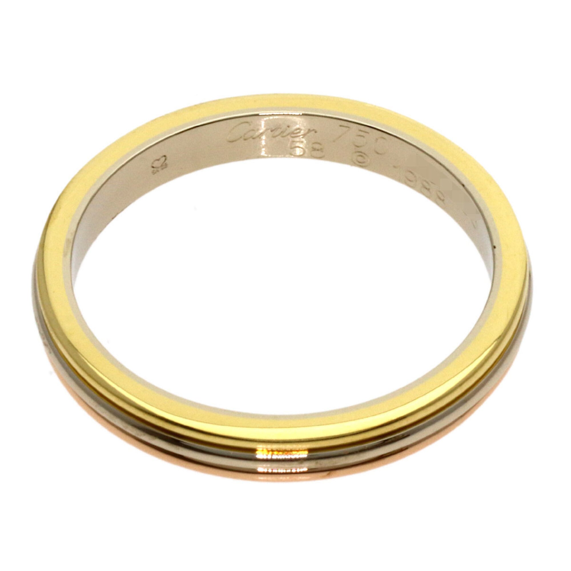 Cartier Yellow Gold (18K) Pink Gold (18K) White Gold (18K) Band Ring (Pre-Owned)