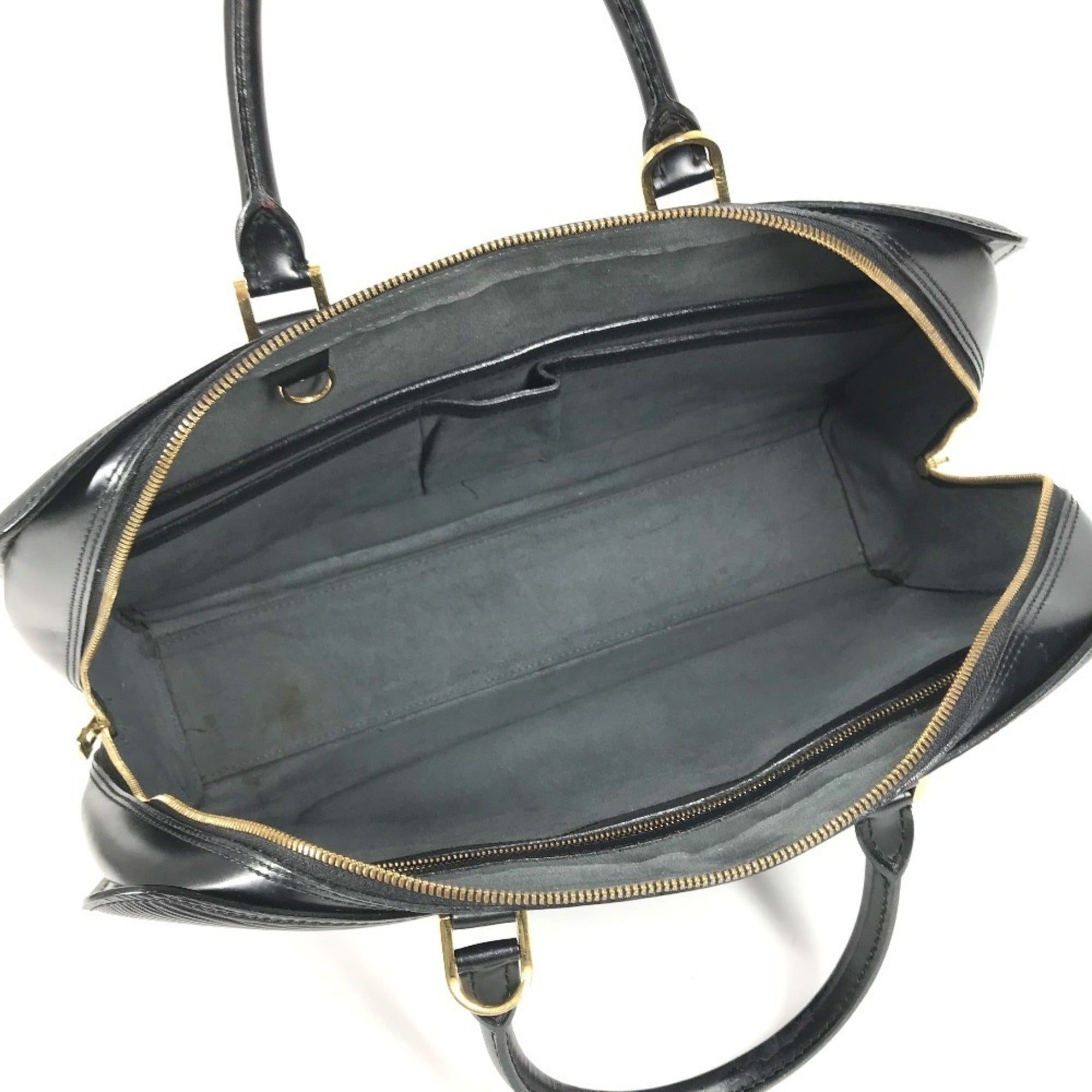 Louis Vuitton Epi Black Noir Boston Bag Handbag Tote Bag (Pre-Owned)