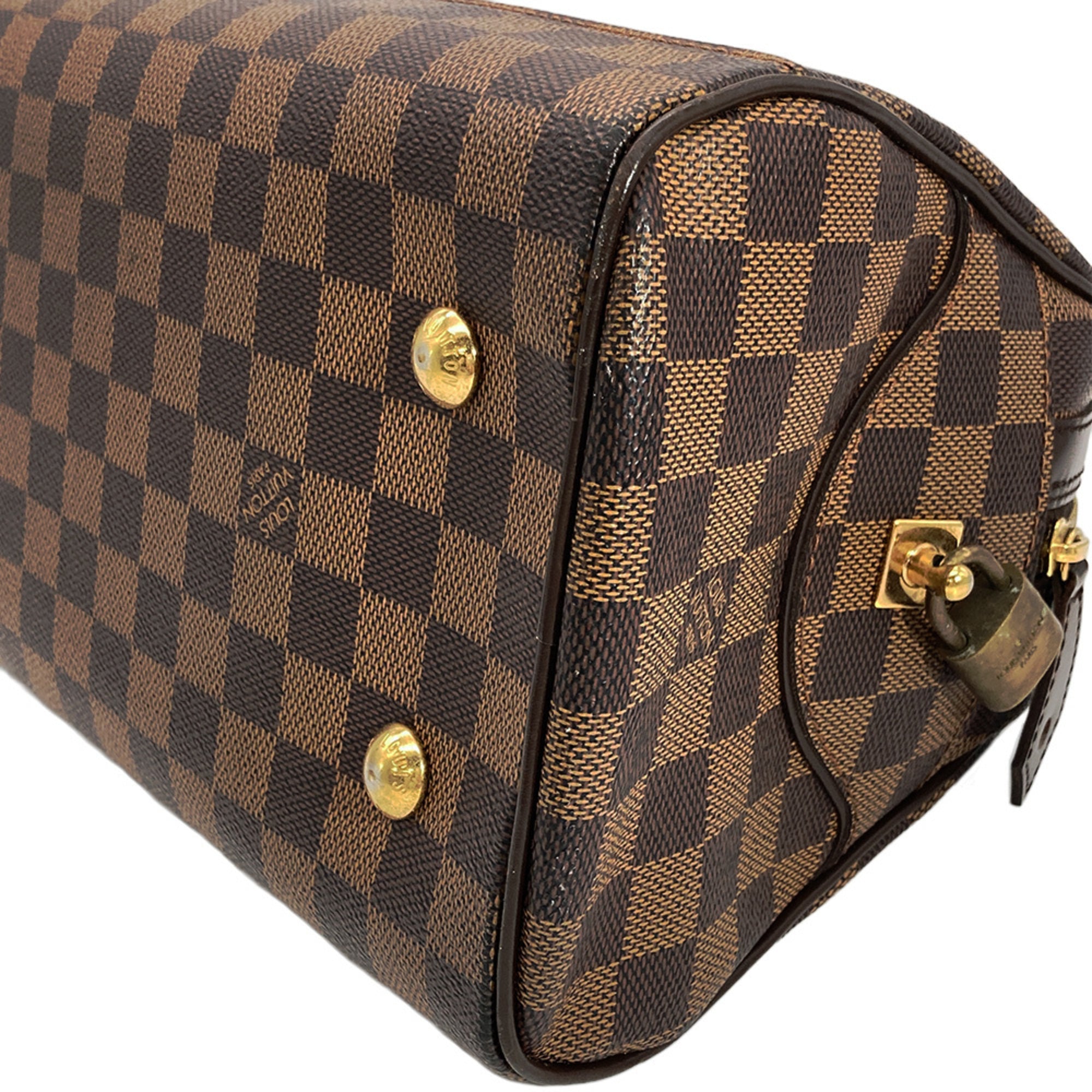 Louis Vuitton Brown Damier Canvas Handbag (Pre-Owned)