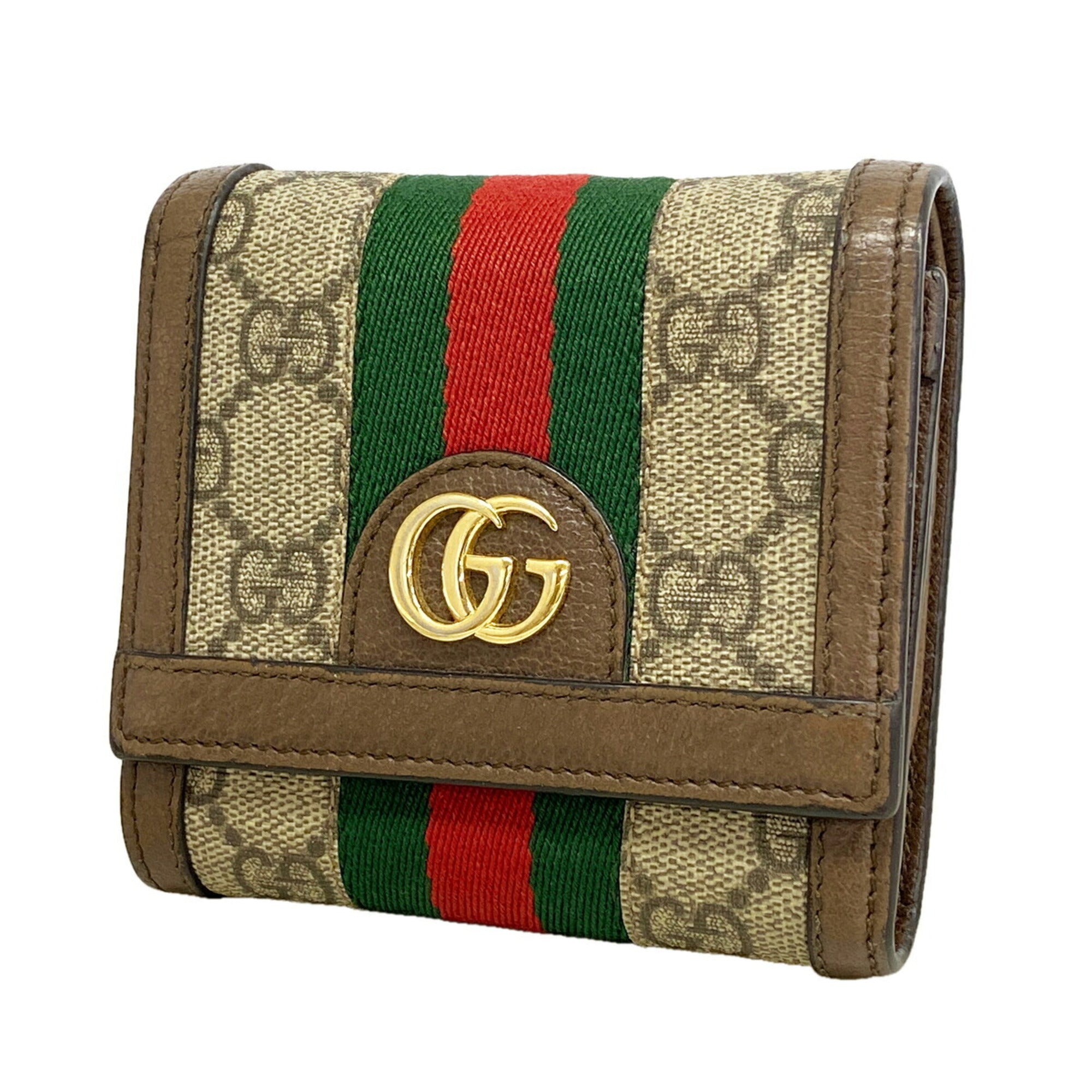 Gucci Brown Pvc Wallet (Bi-Fold) (Pre-Owned)