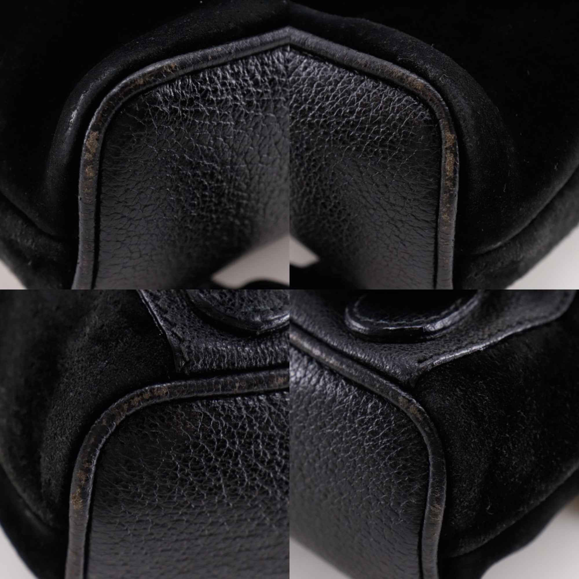 Gucci Black Suede Backpack (Pre-Owned)