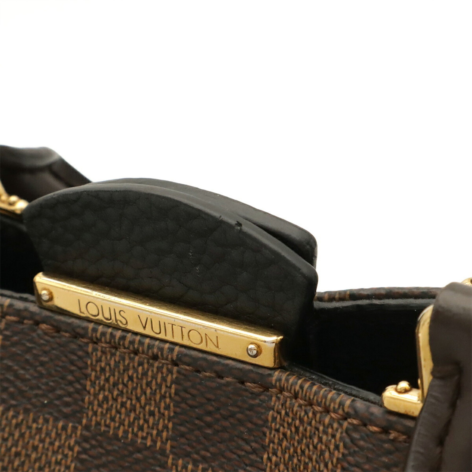 Louis Vuitton Black Damier Canvas Noir Damier Canvas Handbag Shoulder Bag Tote Bag (Pre-Owned)