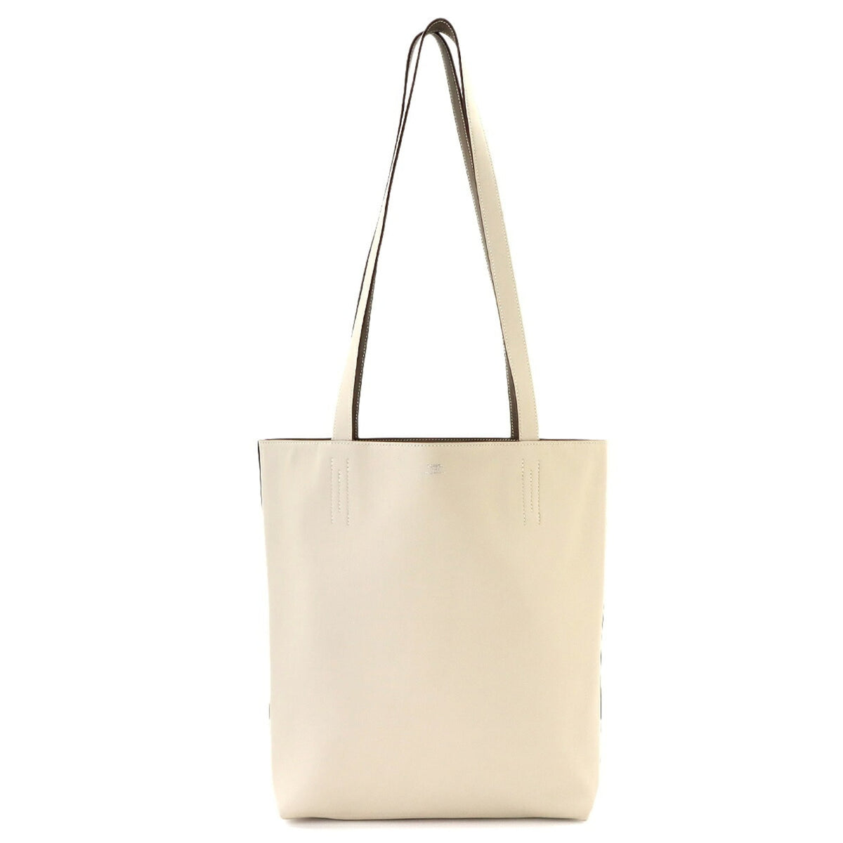 Hermes Etoupe Gray Handbag Tote Bag (Pre-Owned)