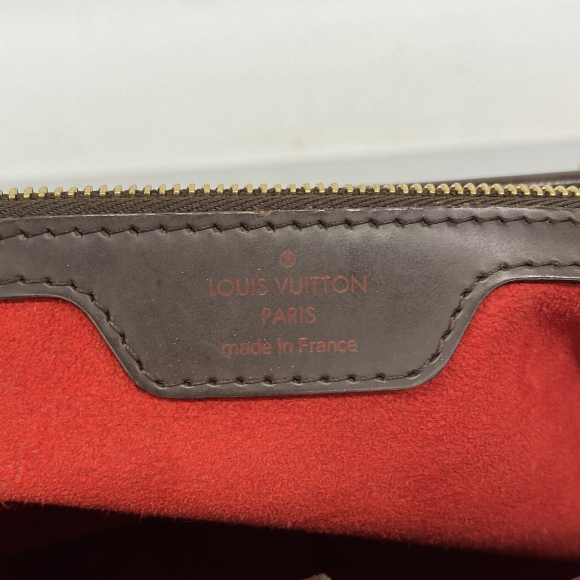 Louis Vuitton Ebene Handbag (Pre-Owned)