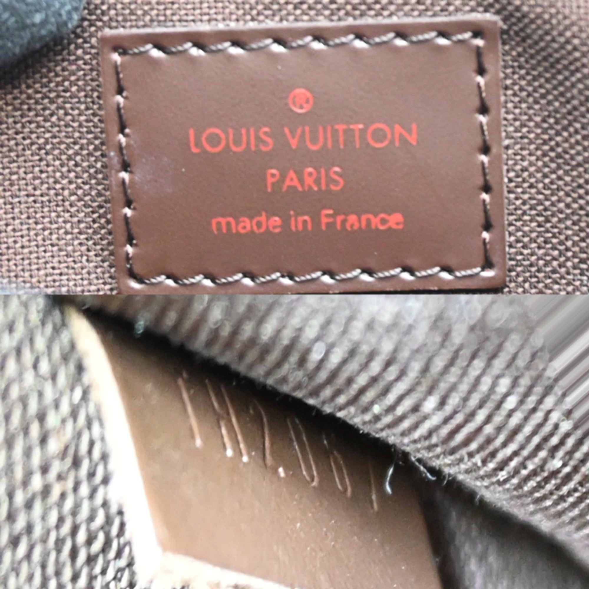 Louis Vuitton Brown Damier Canvas Pochette Shoulder Bag (Pre-Owned)