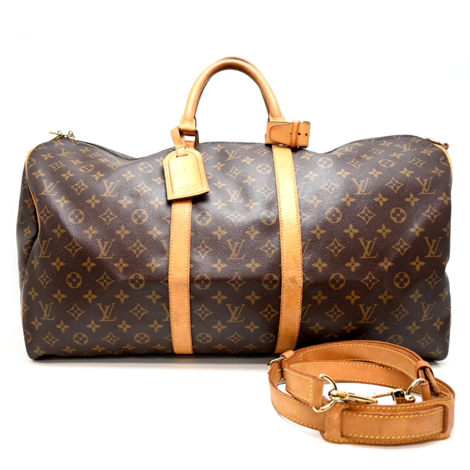 Louis Vuitton Brown Monogram Boston Bag (Pre-Owned)