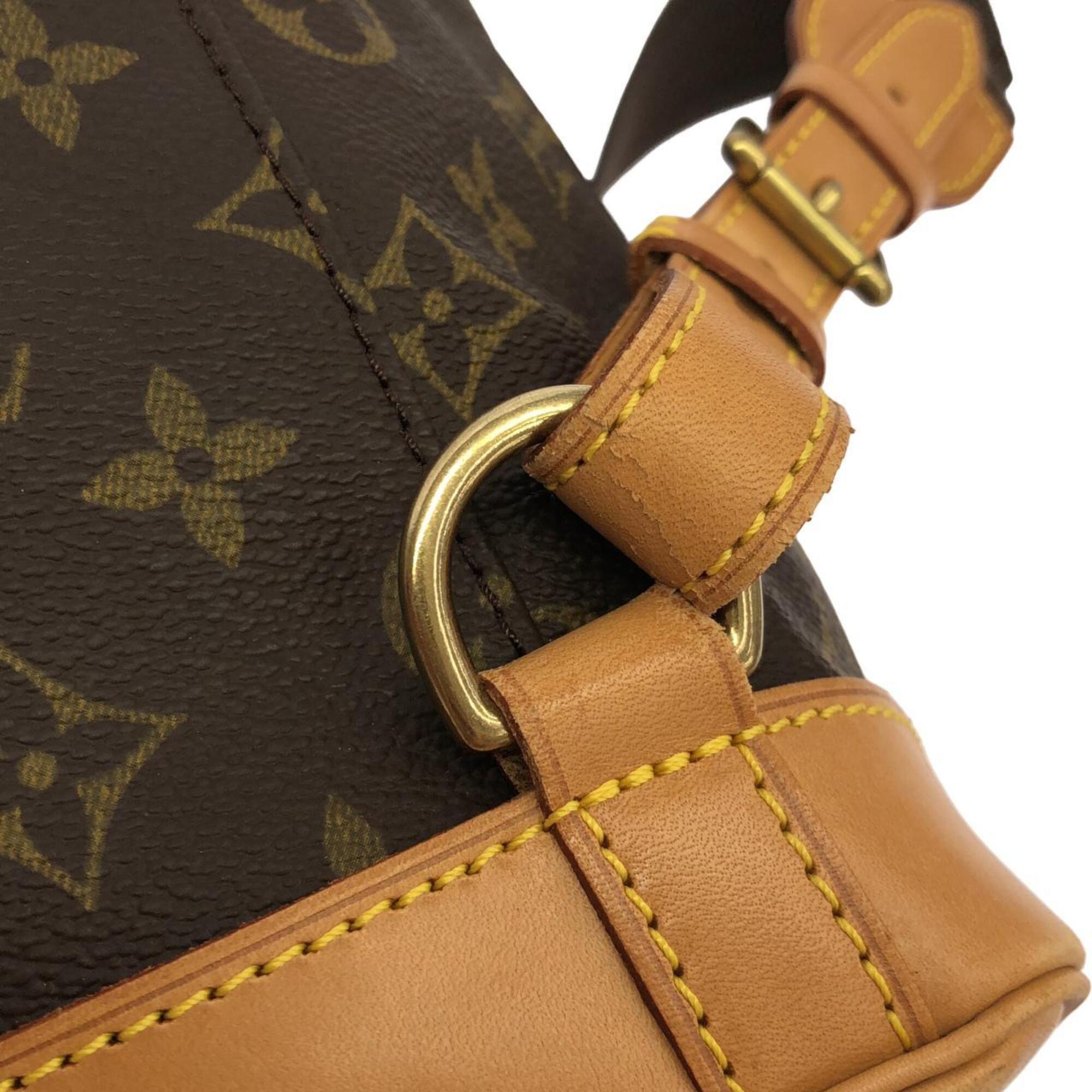 Louis Vuitton Brown Coated Canvas Backpack (Pre-Owned)